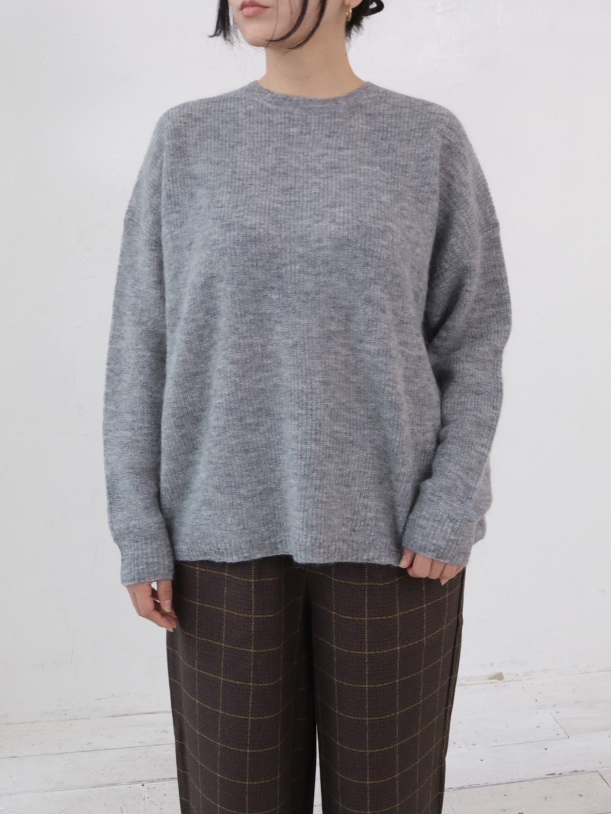 YARRA モヘアブレンドニットプルオーバー YR-1542-226