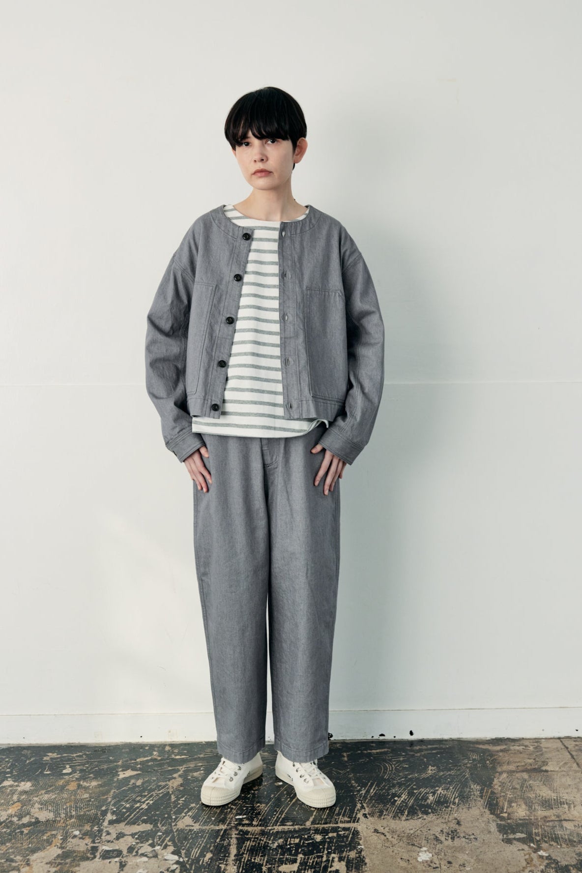 YARRA NEU 10ozノーカラーJAPANデニムジャケット NU-5517-416