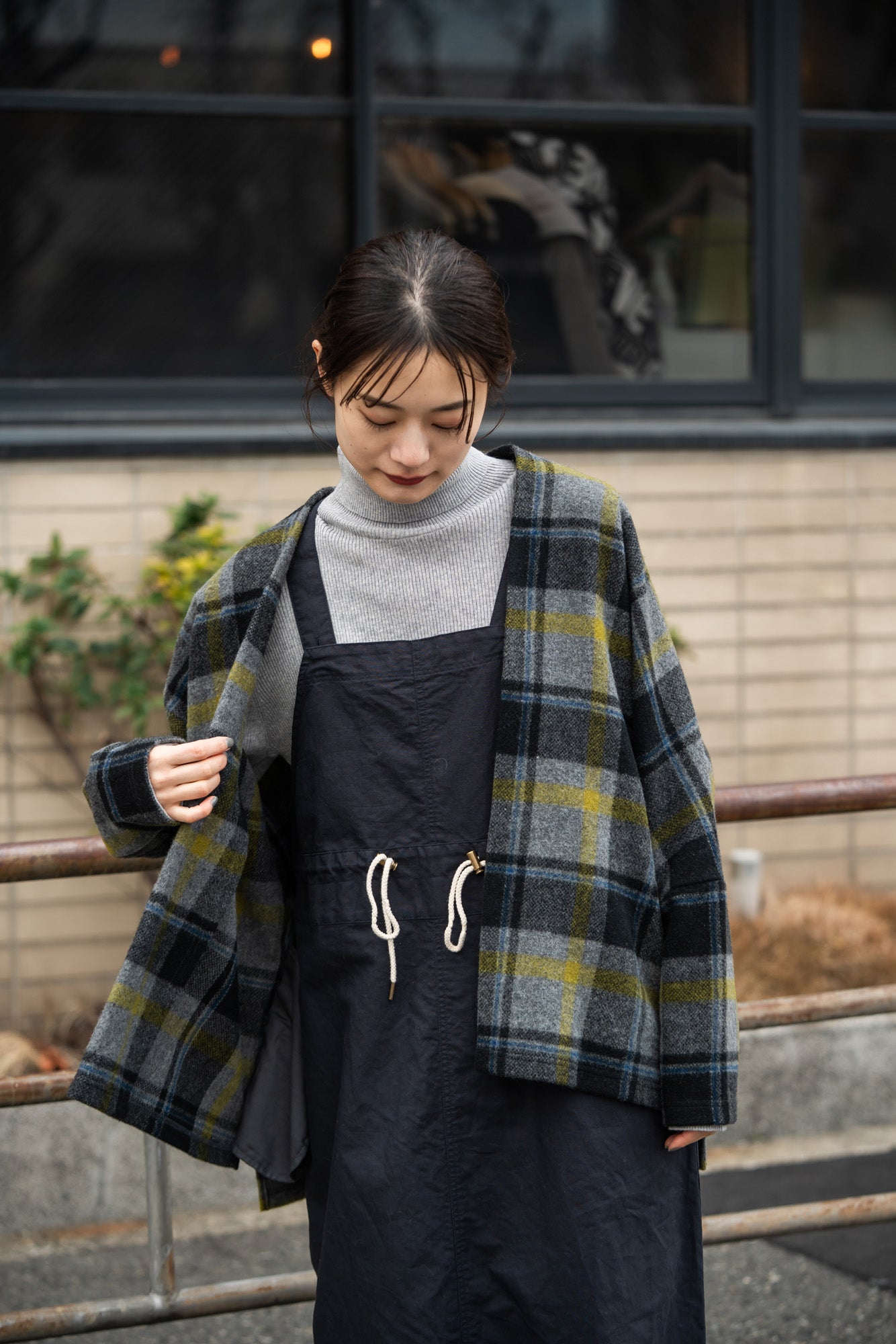 YARRA　ECOWOOLモッサトッパーカーディガン　YR-1547-241