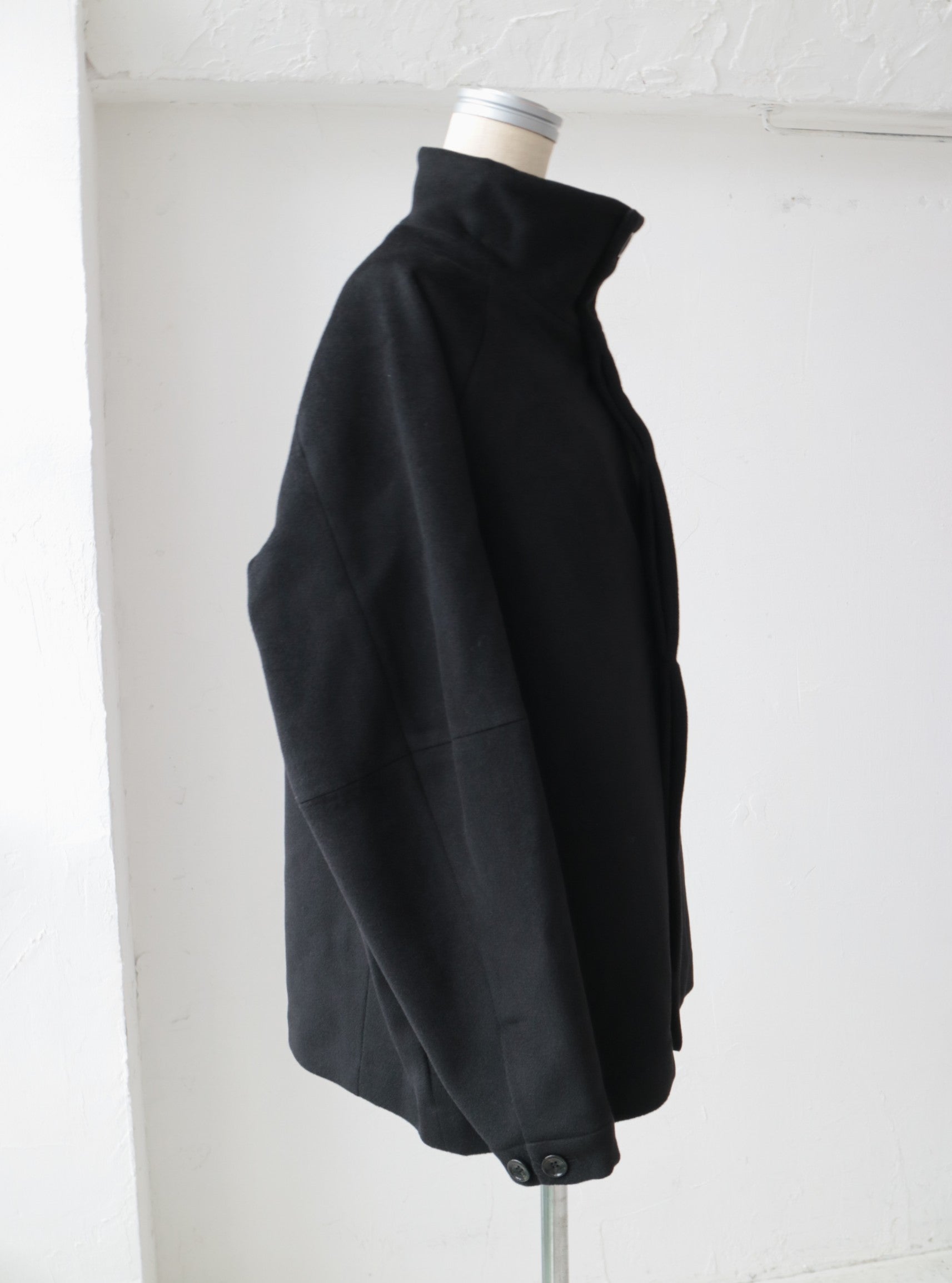 YARRA NEU　カシミヤ混ウールスタンドジャケット　NU-5557-428