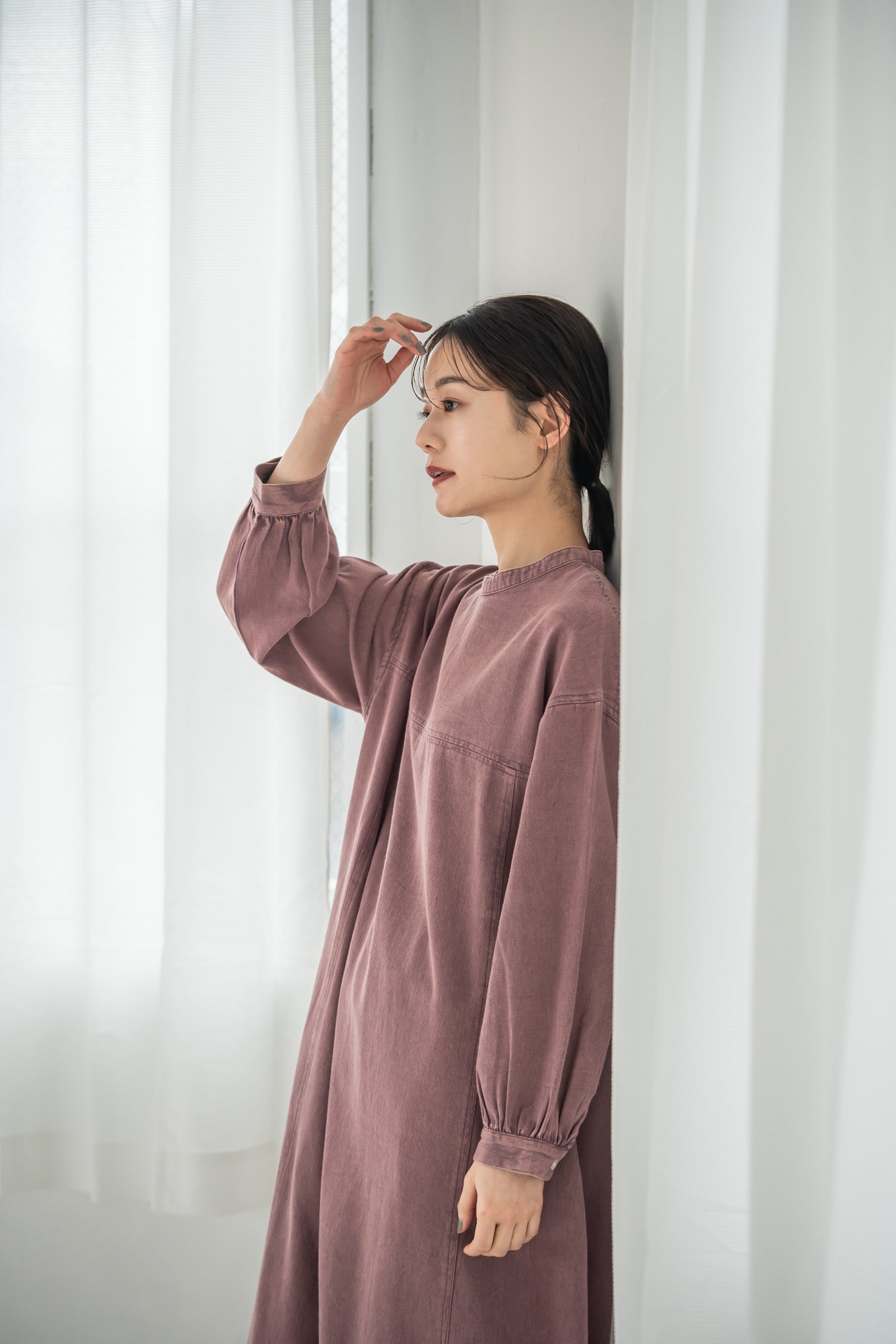 【美品】YARRA　2WAYワンピース YARRA INDIAエンザイム2WAY切替ワンピース YR-1544-234
