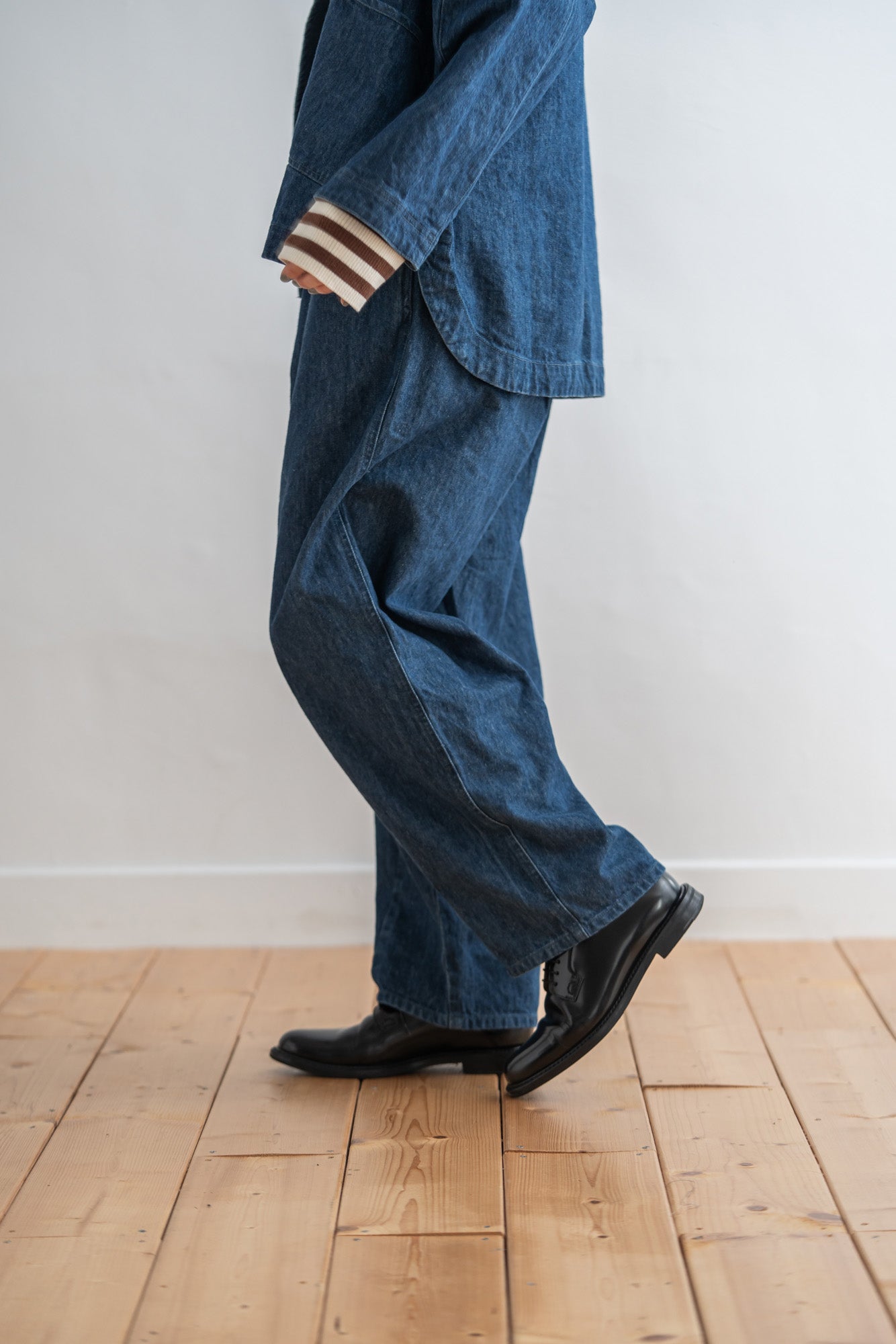 YARRA リネン混デニムパンツ YR-1545-238