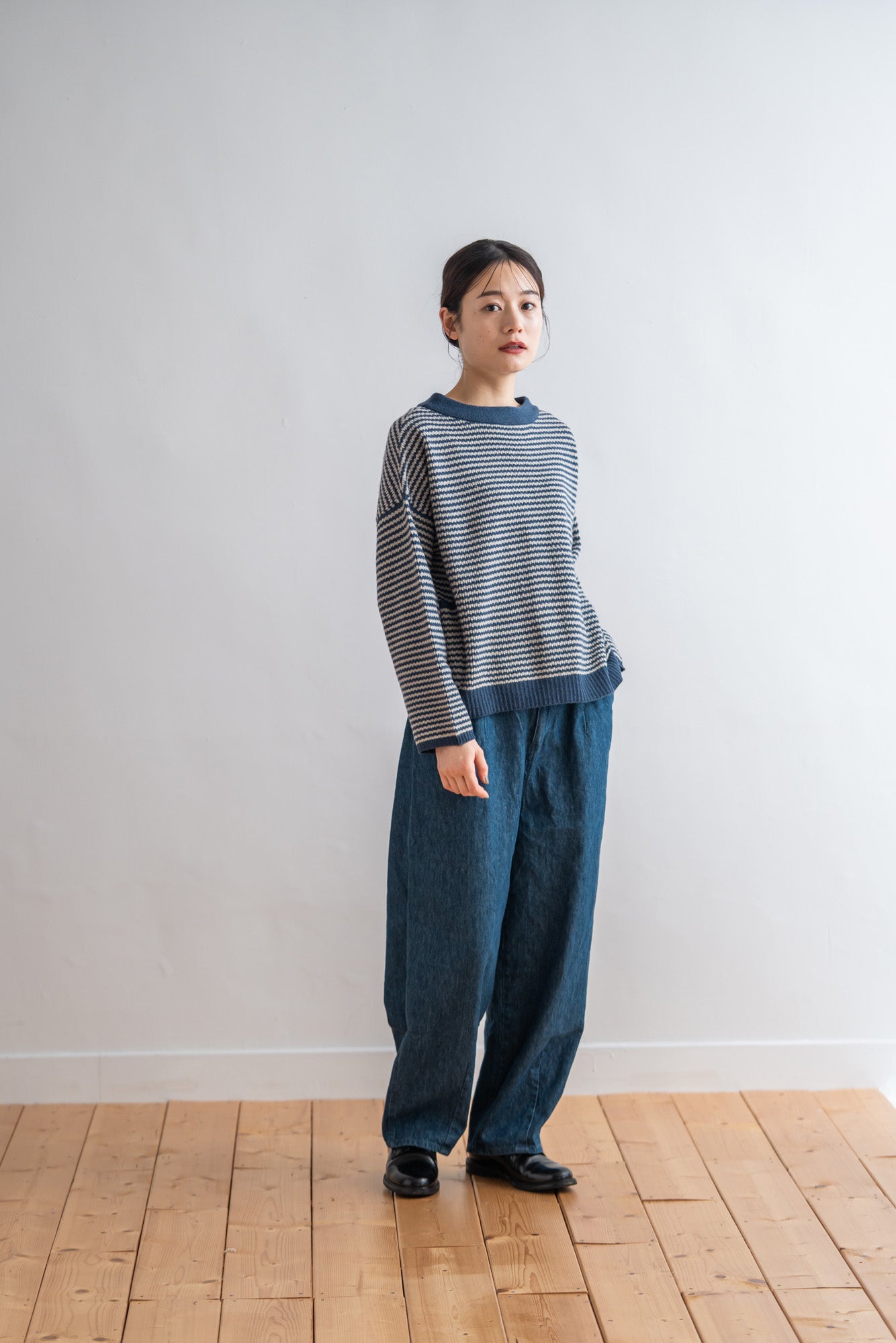 YARRA リネン混デニムパンツ YR-1545-238