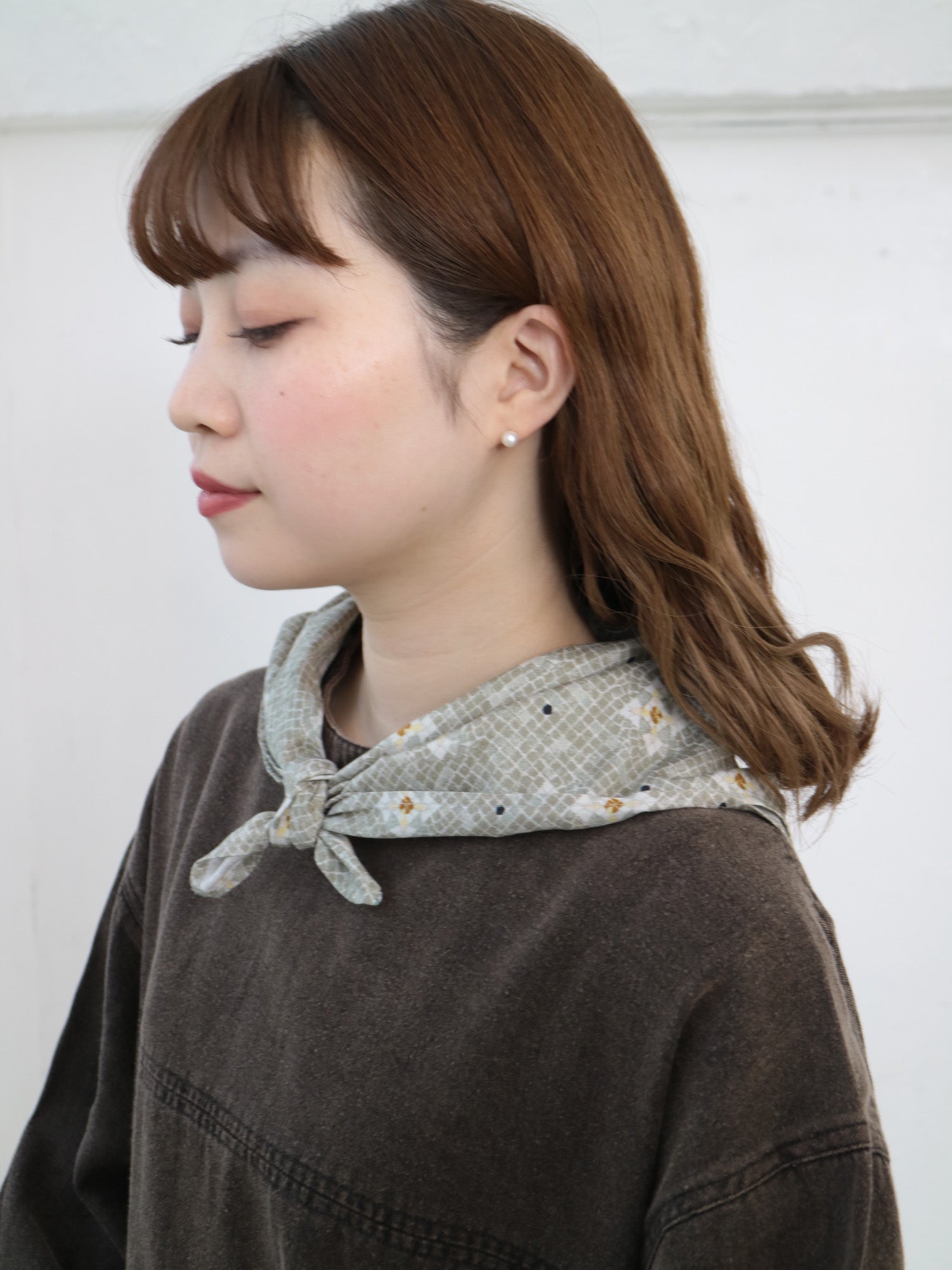 YARRA　INDIAプリントスカーフ　YR-1549-214