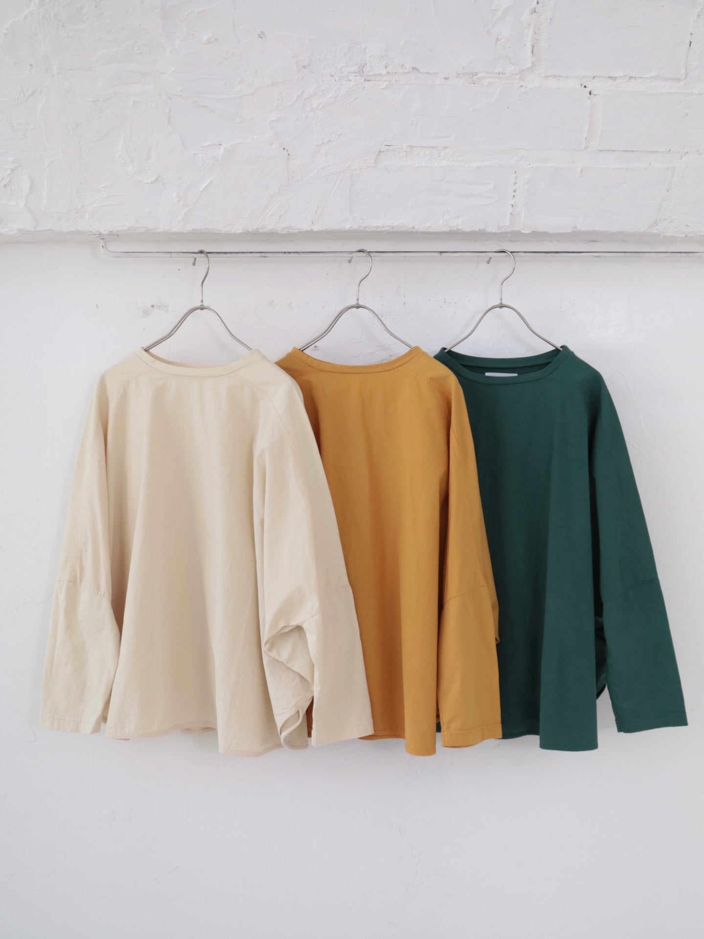 YARRA　布帛コンビドルマンプルオーバー　YR-1541-202