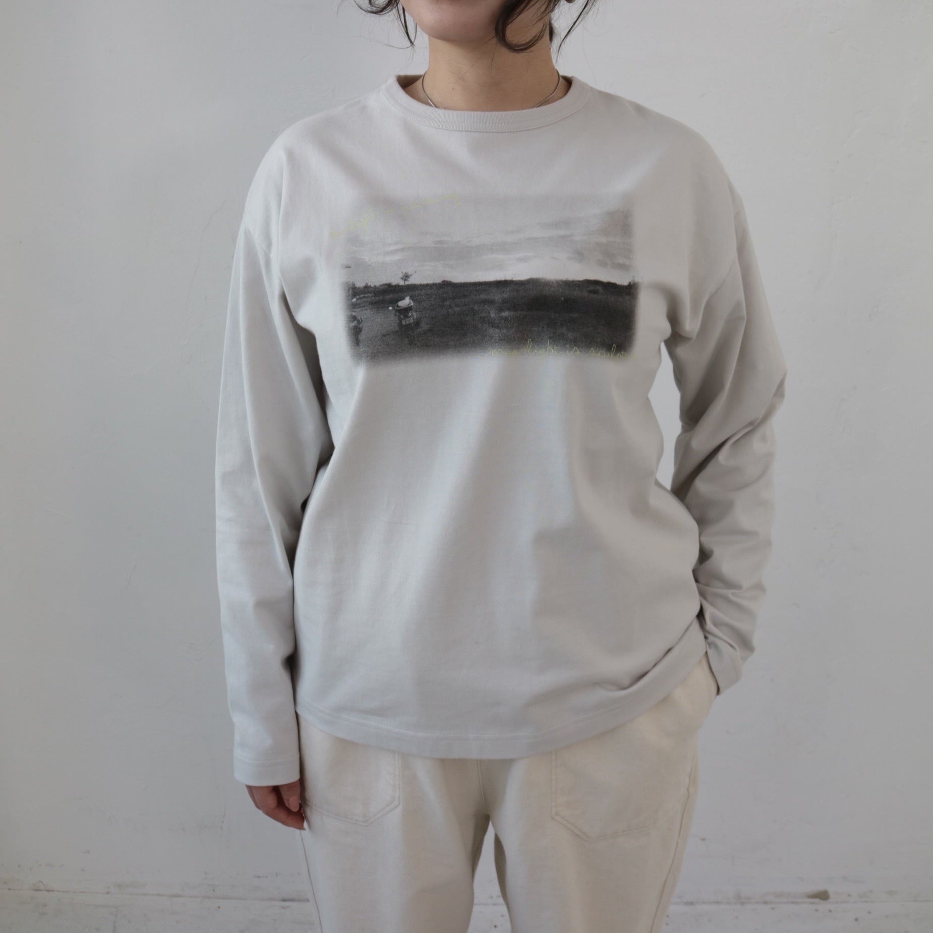 YARRA NEU　フォトプリントロンTシャツ　NU-5441-401