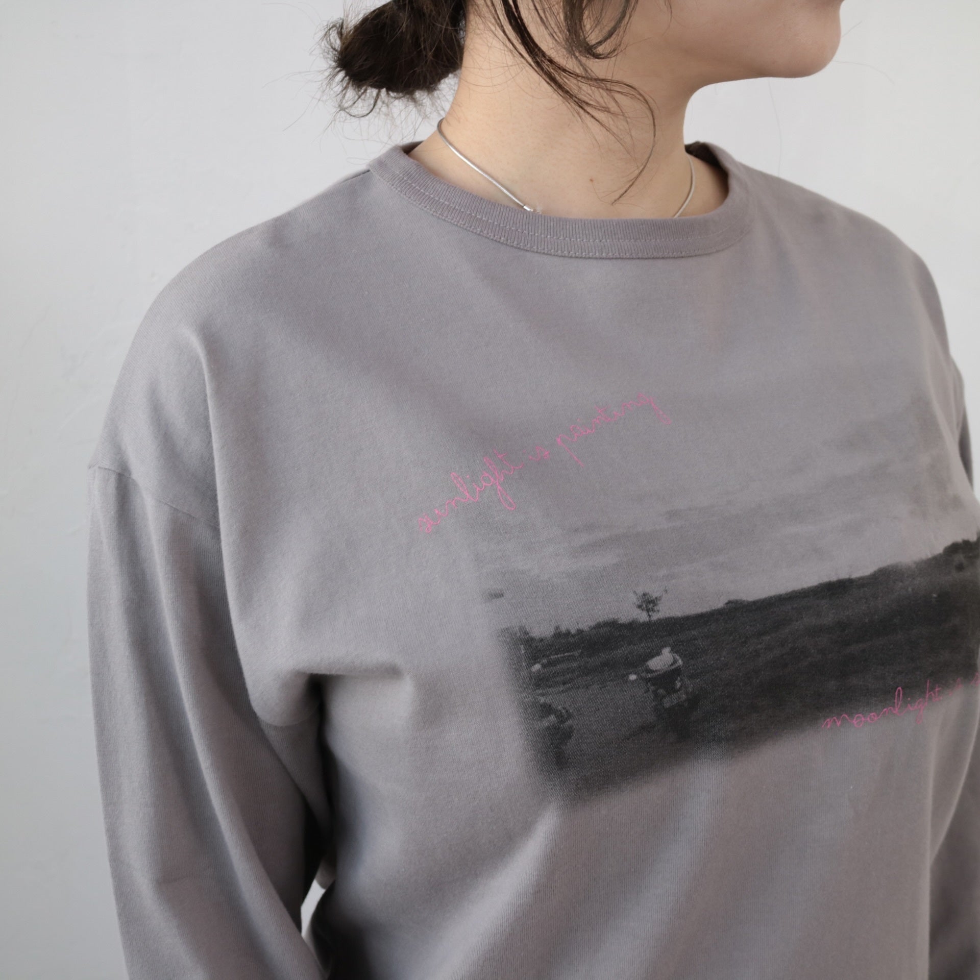 YARRA NEU　フォトプリントロンTシャツ　NU-5441-401