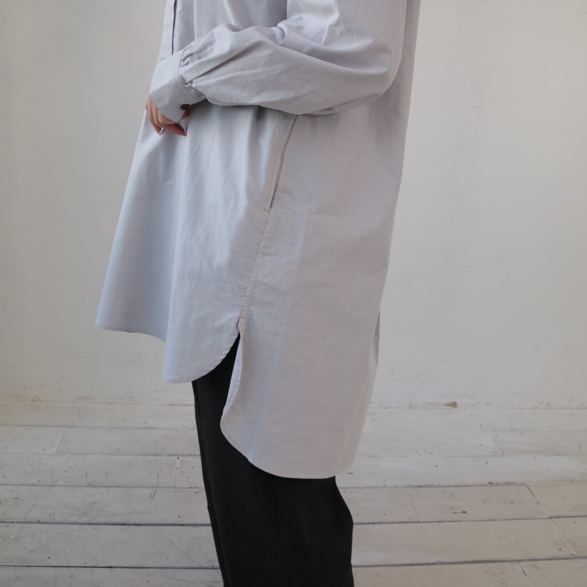 YARRA NEU　SIDGRAS比翼プルオーバーシャツ　NU-5444-414