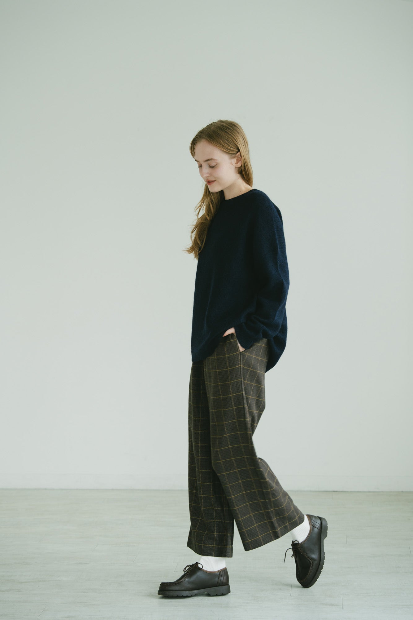 YARRA　三つ杢ツイルストレートパンツ　YR-1555-252