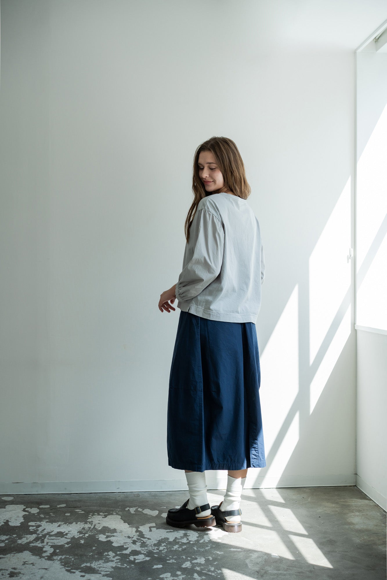 YARRA　バックサテンサイドタックスカート　YR-1616-243