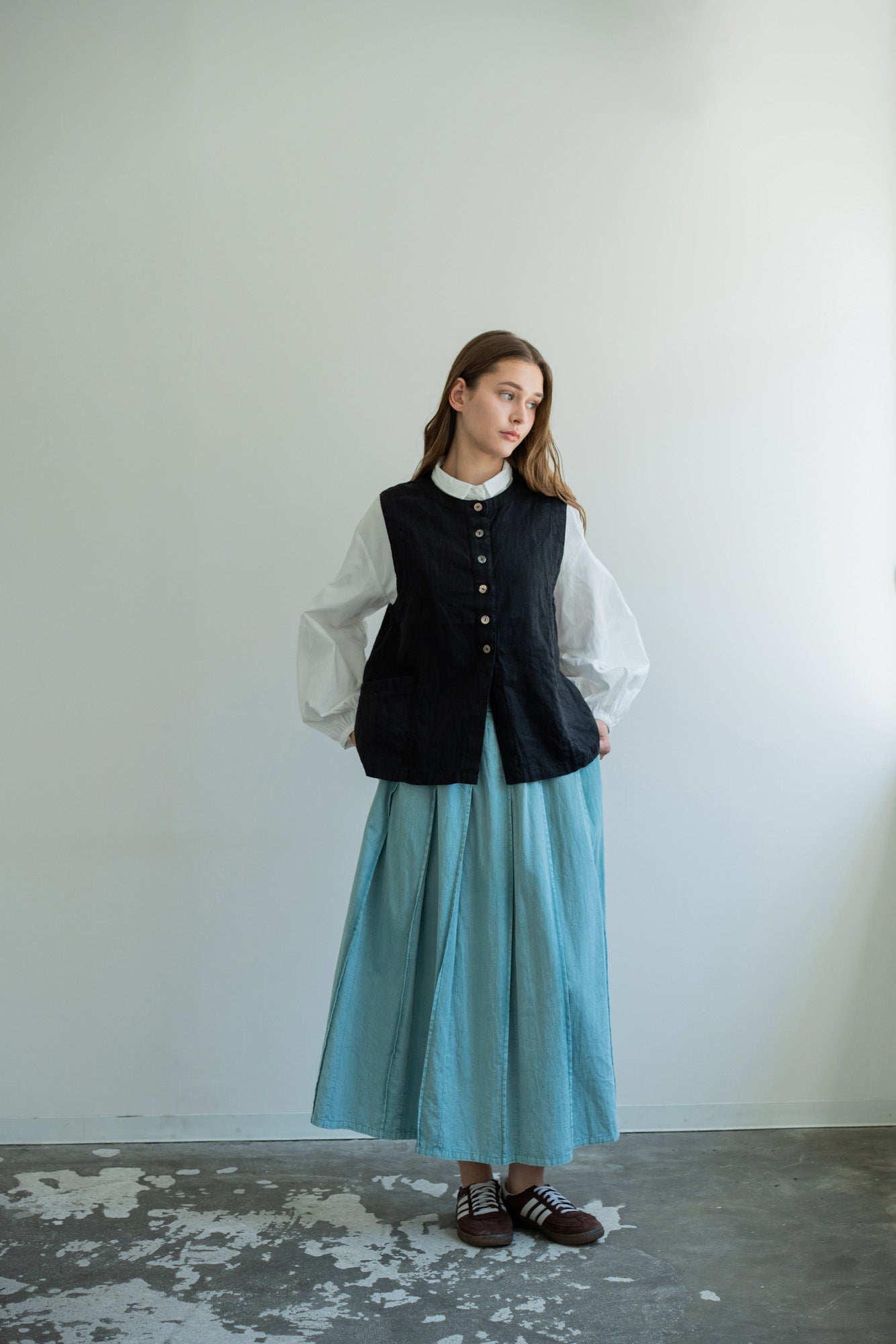 YARRA　INDIAエンザイムタックスカート　YR-1616-232