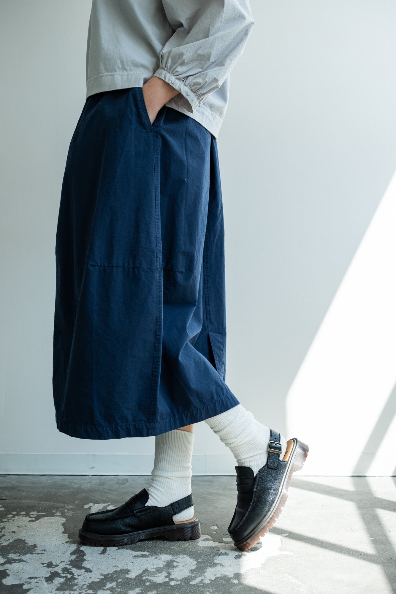 YARRA　バックサテンサイドタックスカート　YR-1616-243