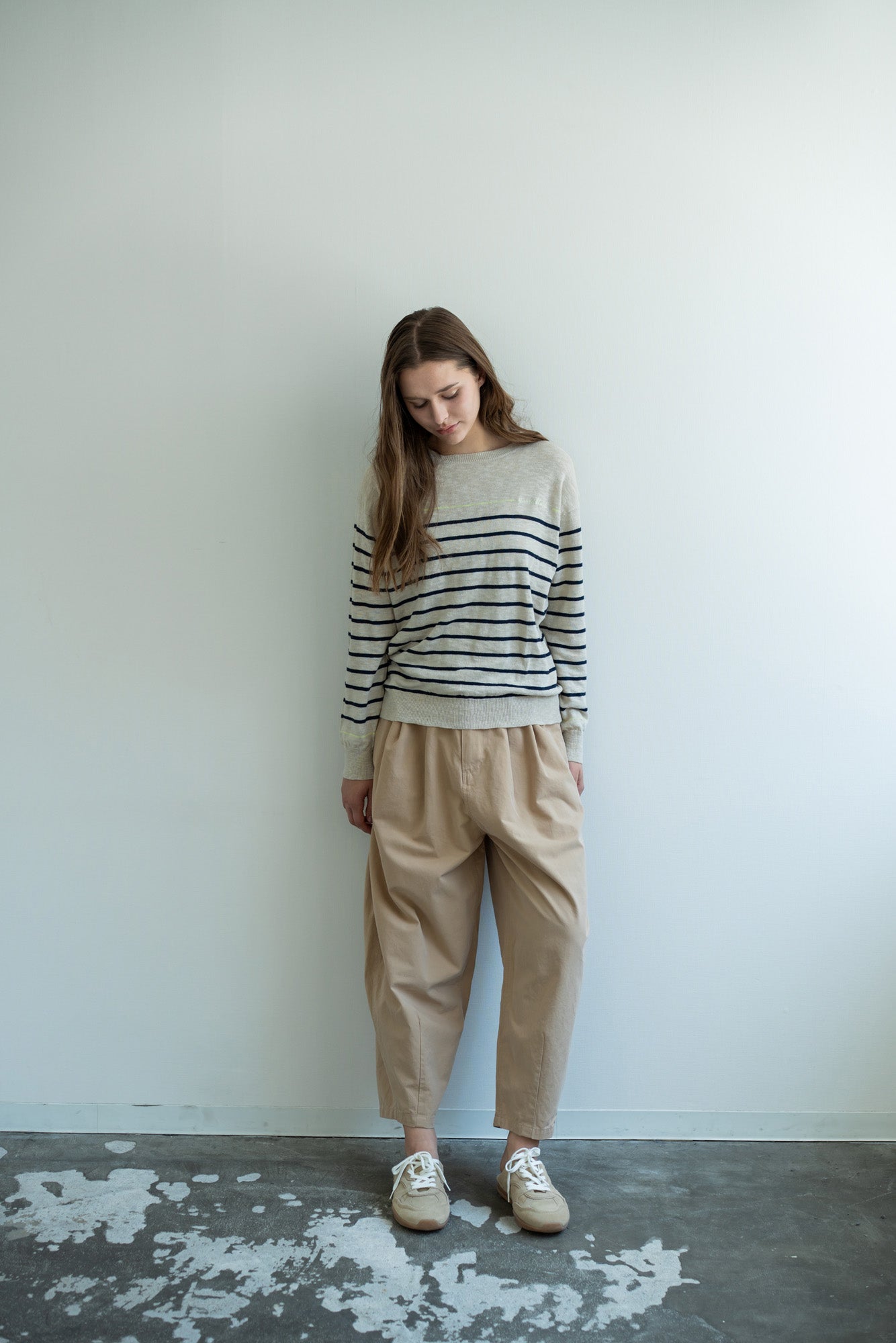 YARRA　ボリュームテーパードパンツ　YR-1615-242