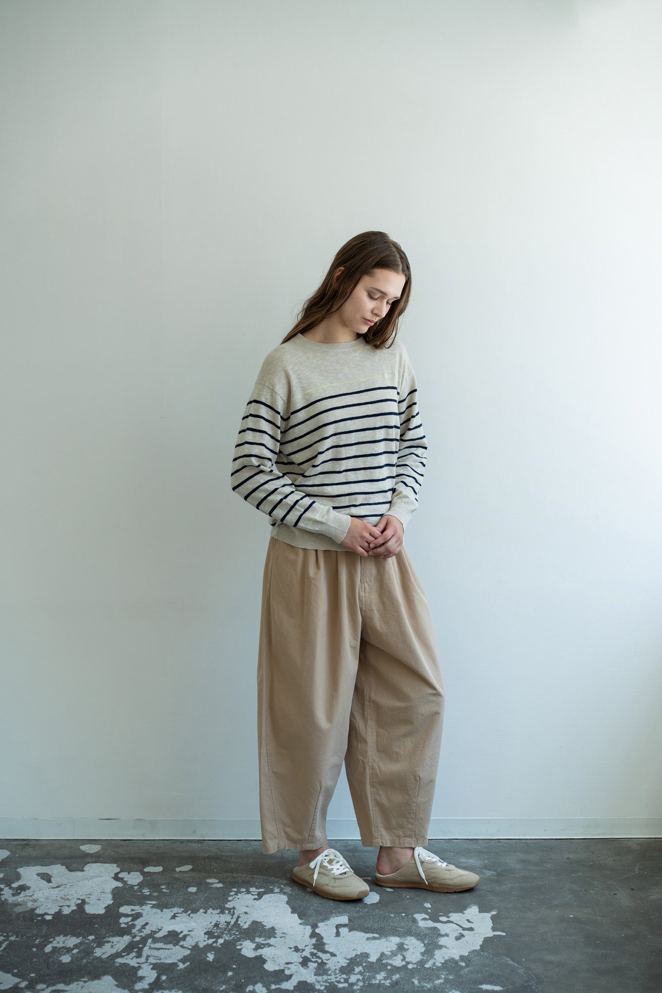 YARRA　ボリュームテーパードパンツ　YR-1615-242