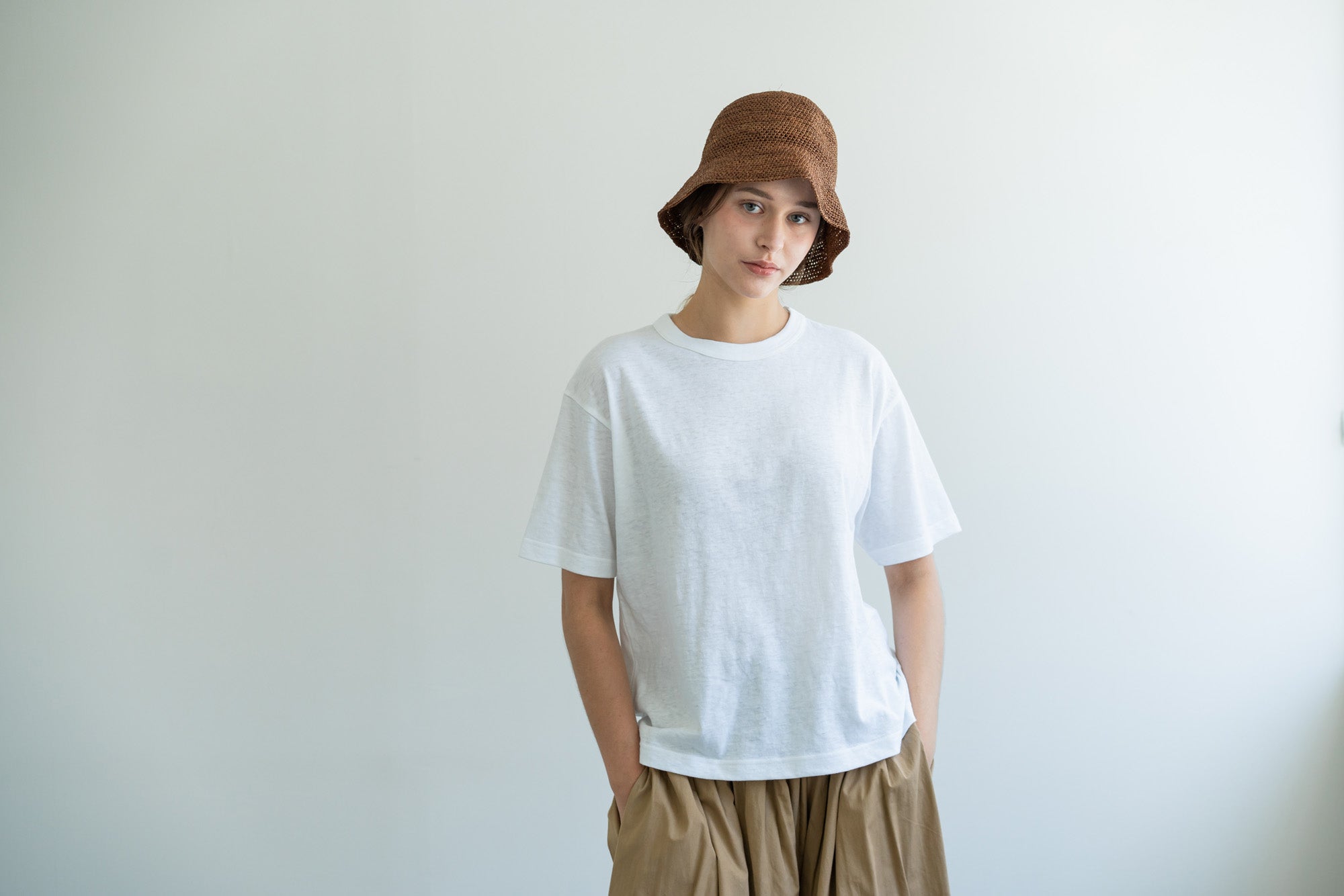 YARRA　エコリバイバル半袖TEE　YR-1611-202