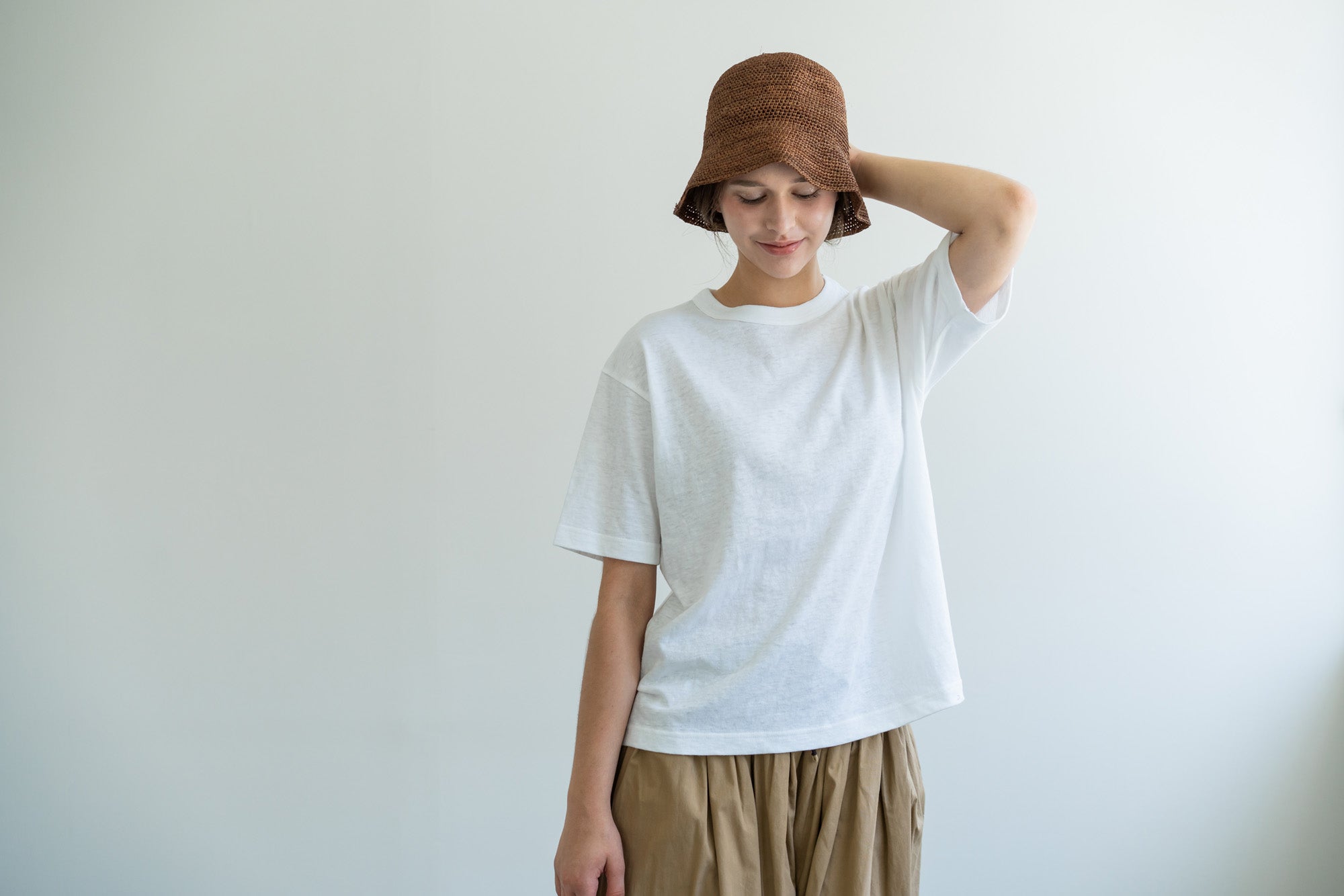 YARRA　エコリバイバル半袖TEE　YR-1611-202