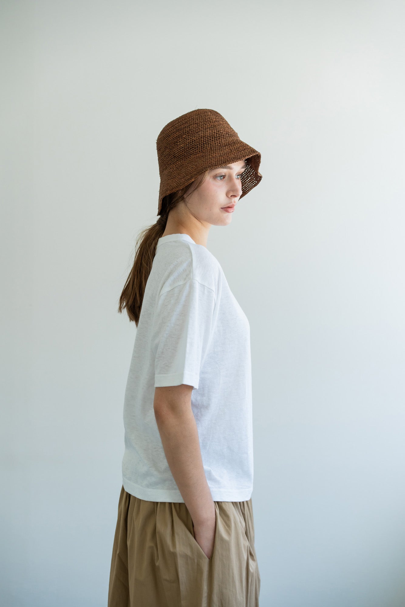 YARRA　エコリバイバル半袖TEE　YR-1611-202