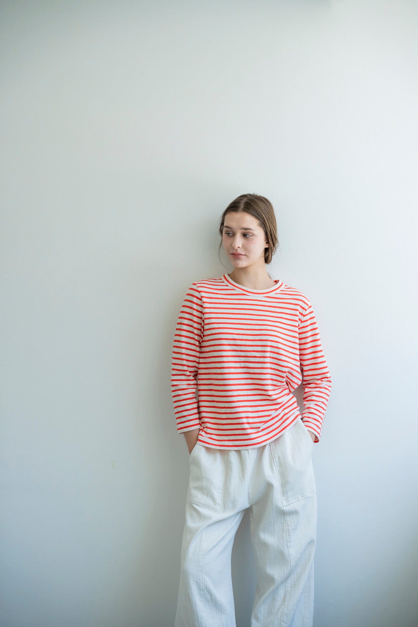 YARRA　エコリバイバル９分袖TEE　YR-1611-201