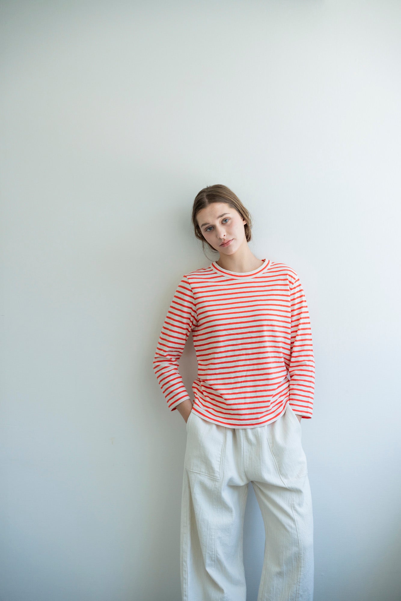 YARRA　エコリバイバル９分袖TEE　YR-1611-201