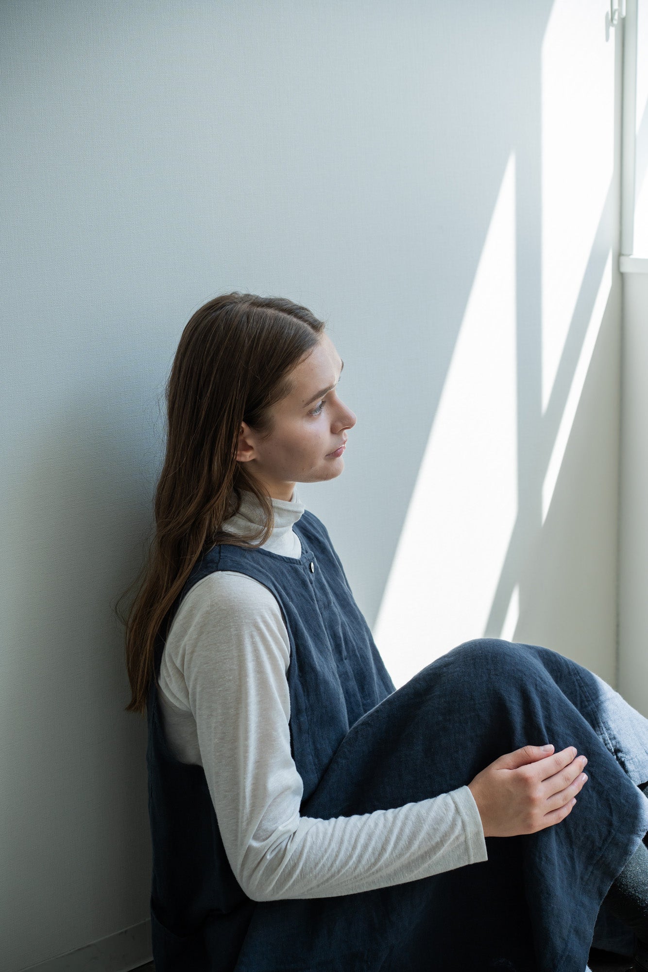 YARRA　２WAYリネンデザインジャンパースカート　YR-1614-214