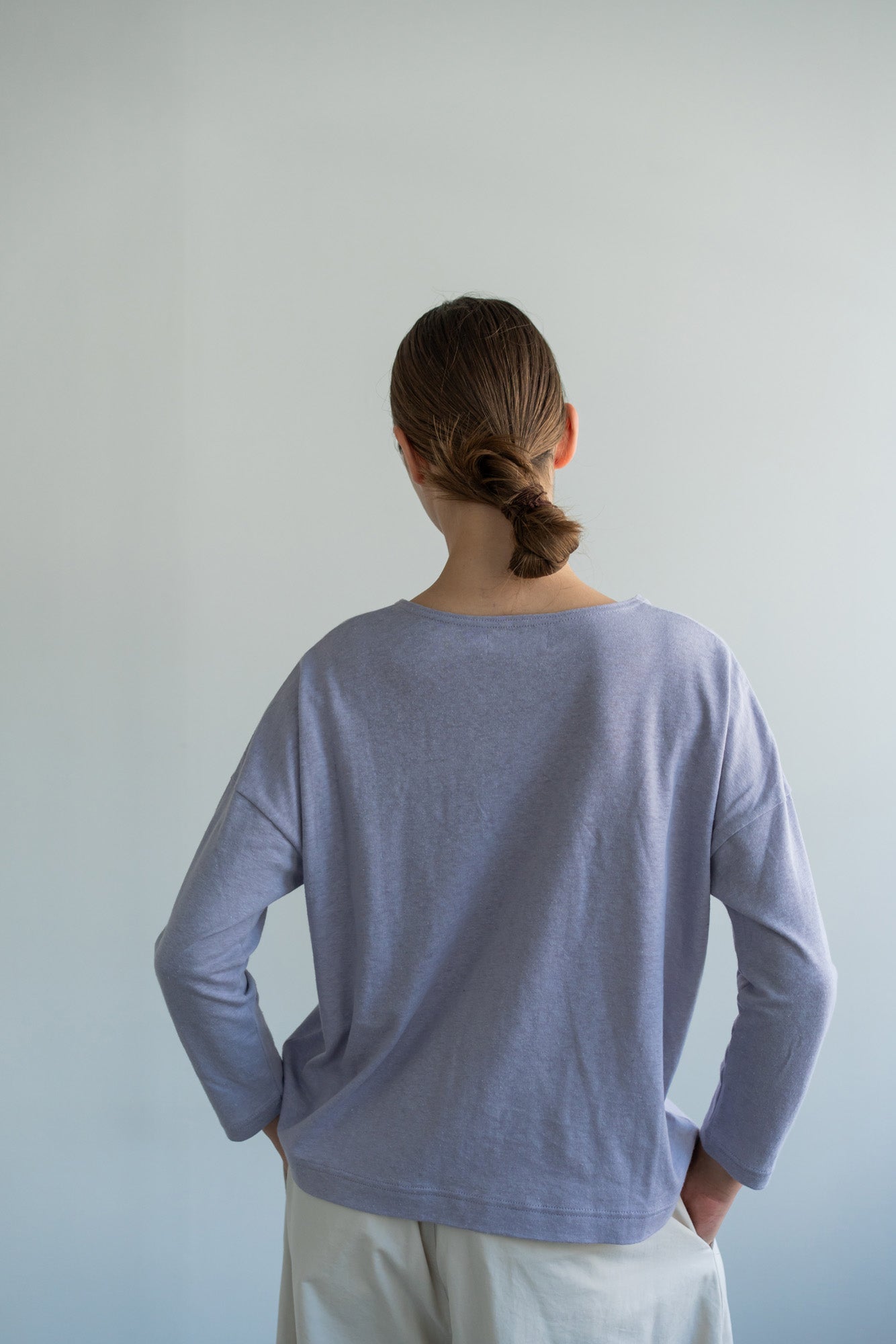 YARRA　ベルギーリネン長袖TEE　YR-1611-236