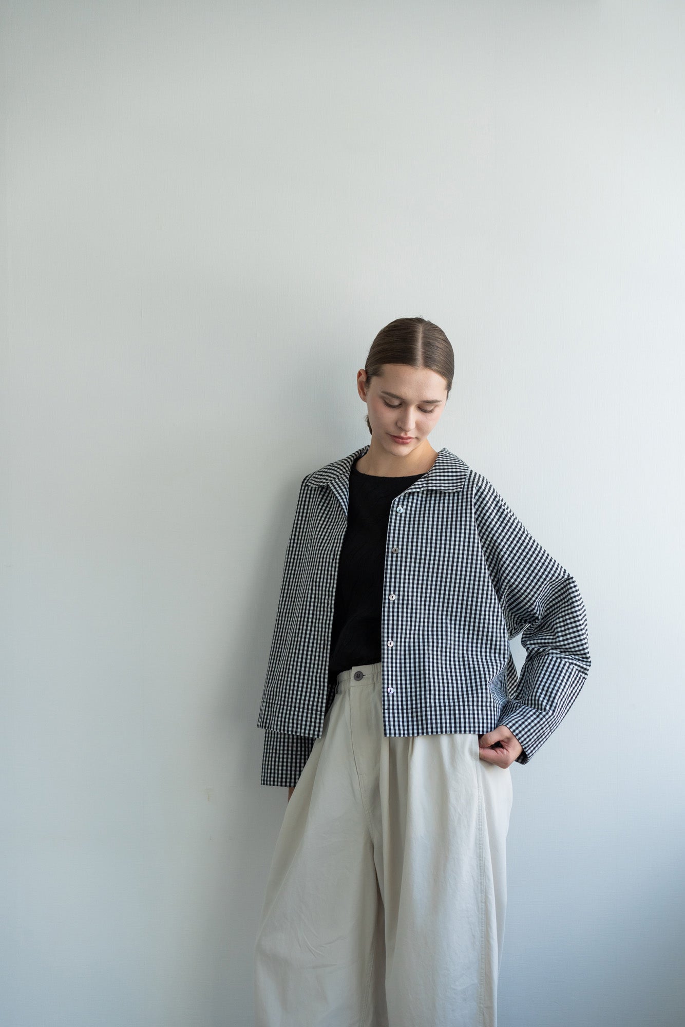 YARRA　ベルギーリネン長袖TEE　YR-1611-236