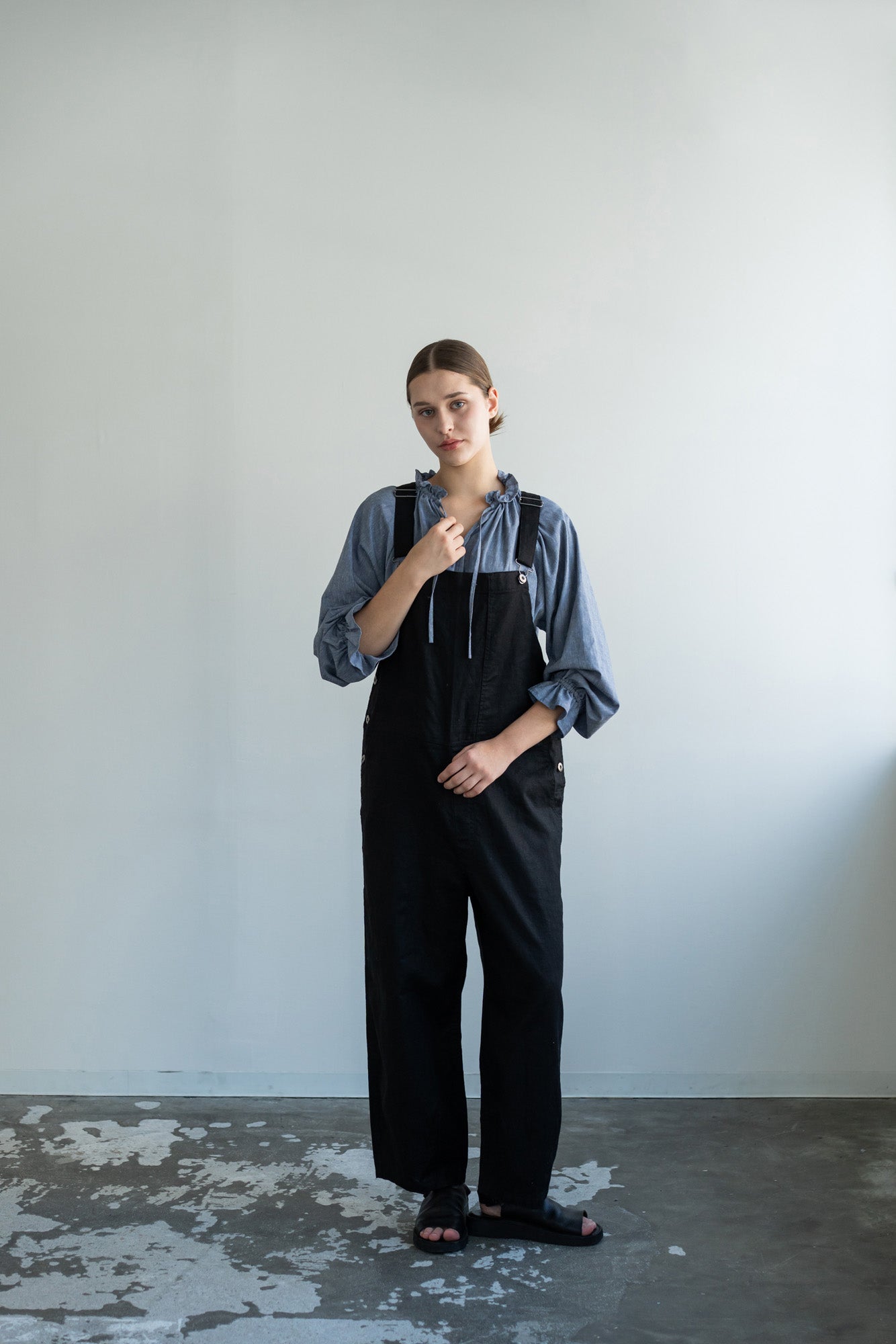 YARRA　ミニフリルスキッパーブラウス　YR-1613-212