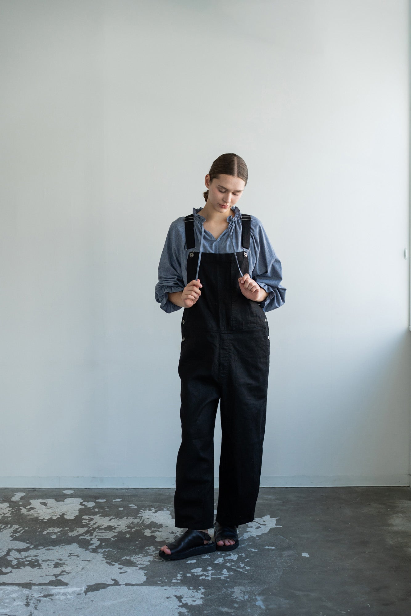 YARRA　リネンオーバーオール　YR-1615-215