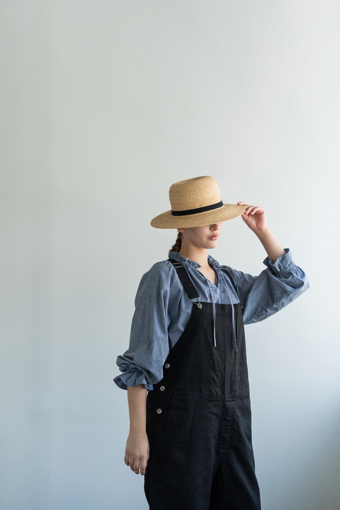 YARRA　ミニフリルスキッパーブラウス　YR-1613-212