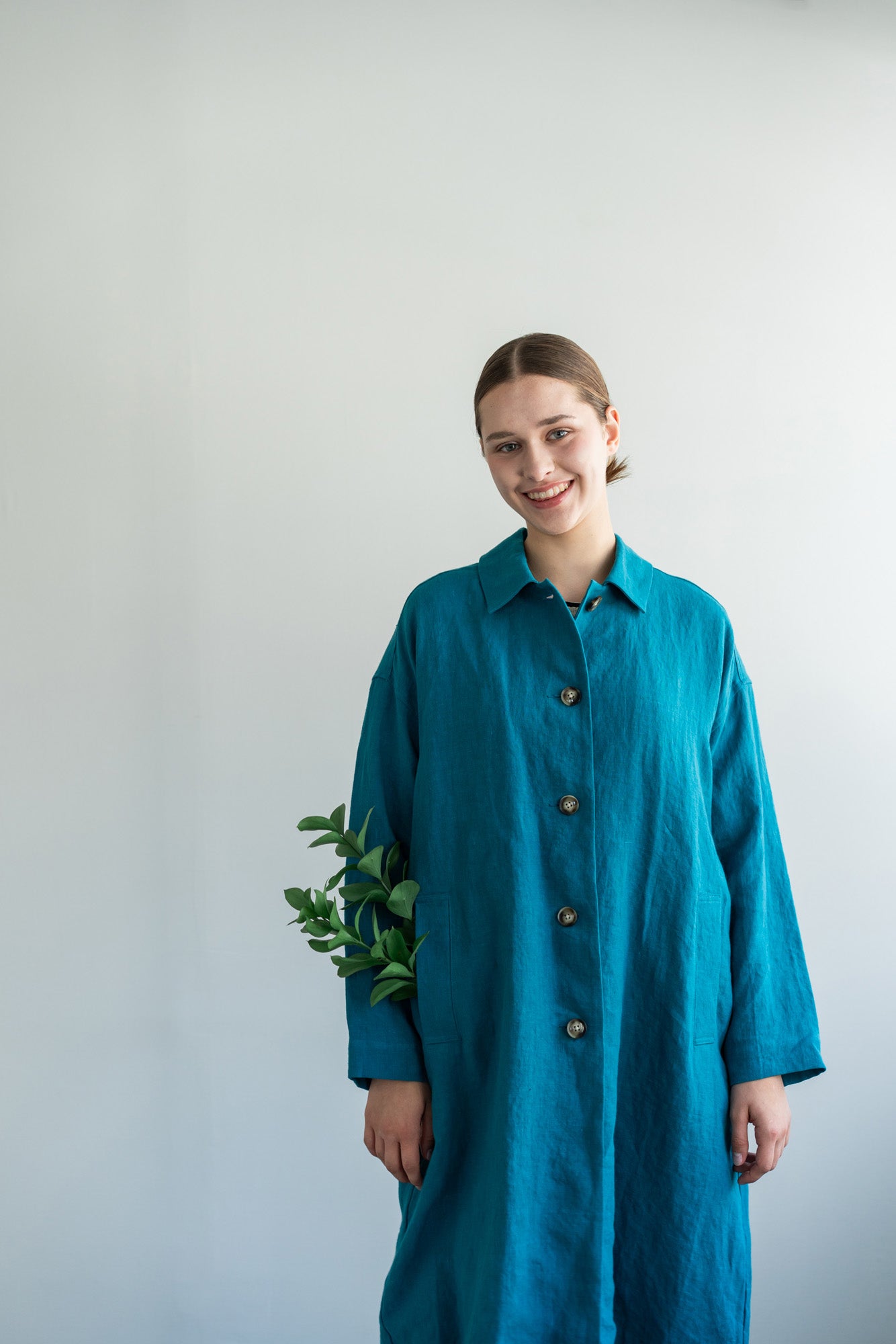 YARRA ナチュラルリネンコート YR-1617-217 YARRA ナチュラルリネンコート YR-1617-217