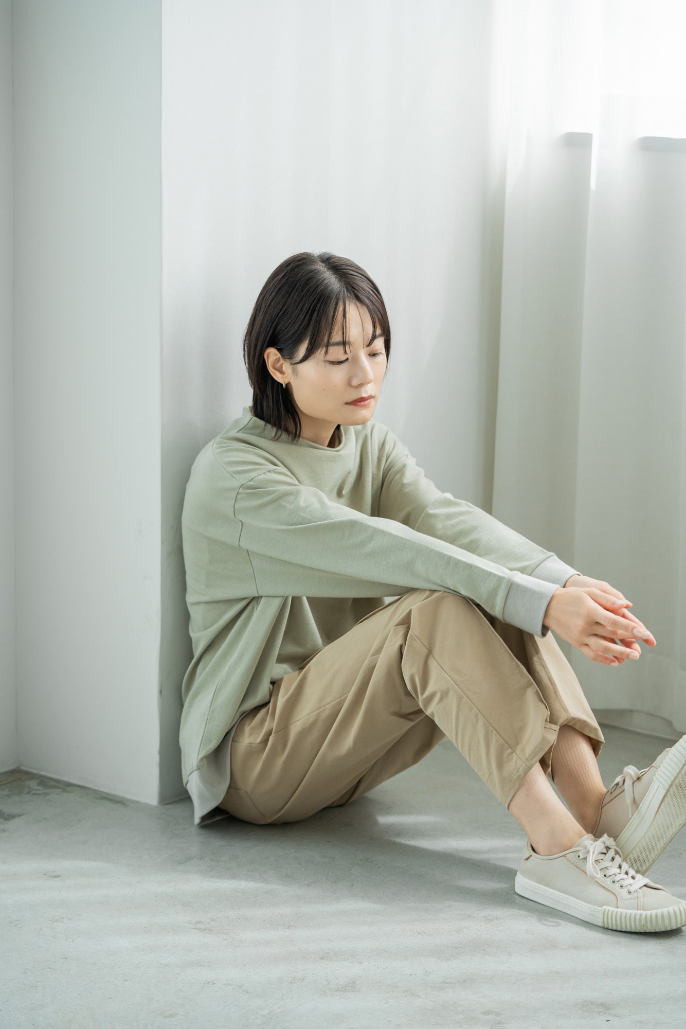 YARRA　ハイネックワイドプルオーバー　YR-1411-216