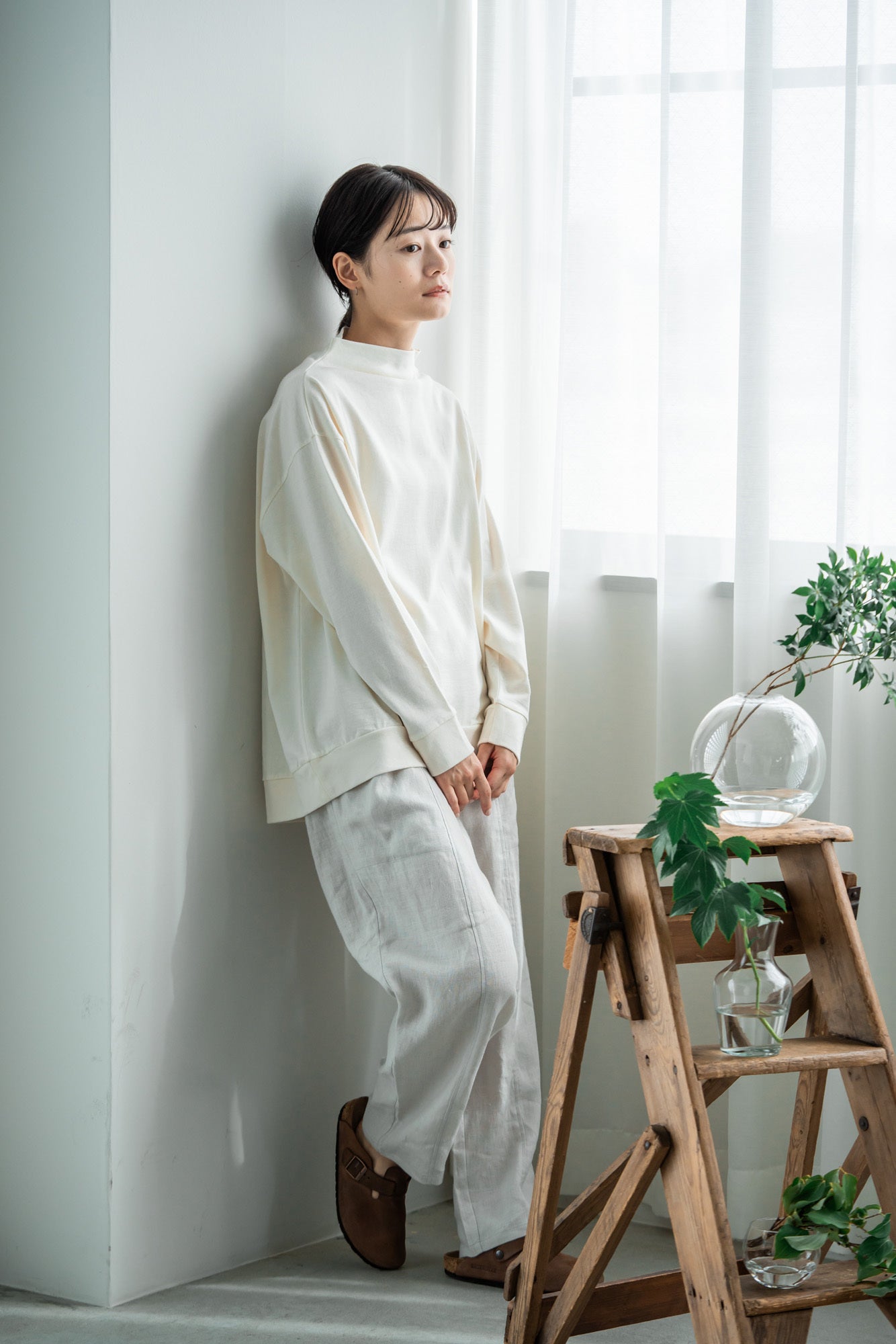 YARRA　ハイネックワイドプルオーバー　YR-1411-216