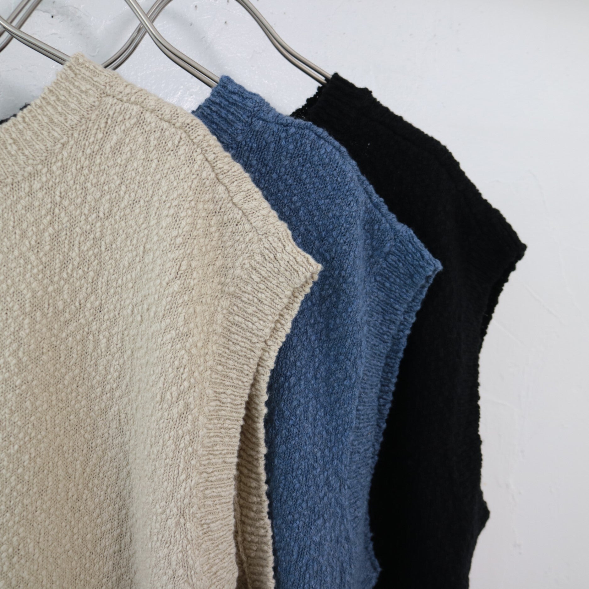 YARRA     2WAYスラブニットベスト      YR-1462-277