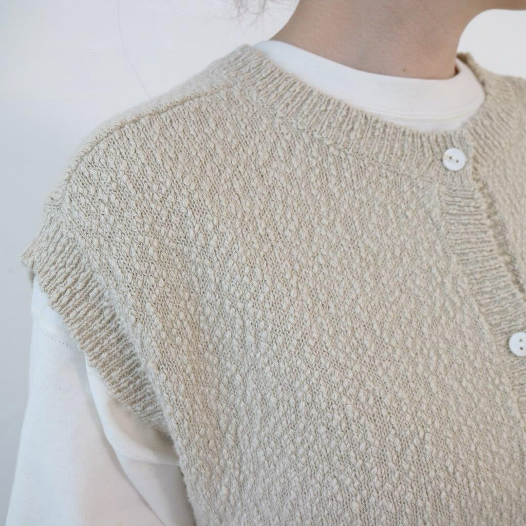 YARRA     2WAYスラブニットベスト      YR-1462-277