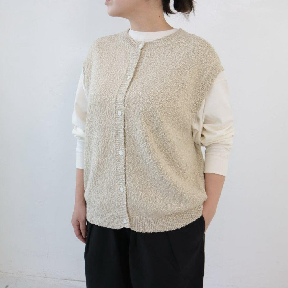 YARRA     2WAYスラブニットベスト      YR-1462-277