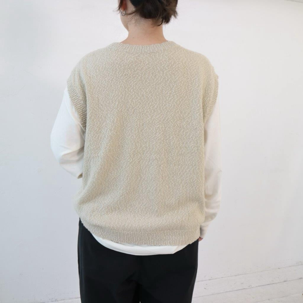YARRA     2WAYスラブニットベスト      YR-1462-277