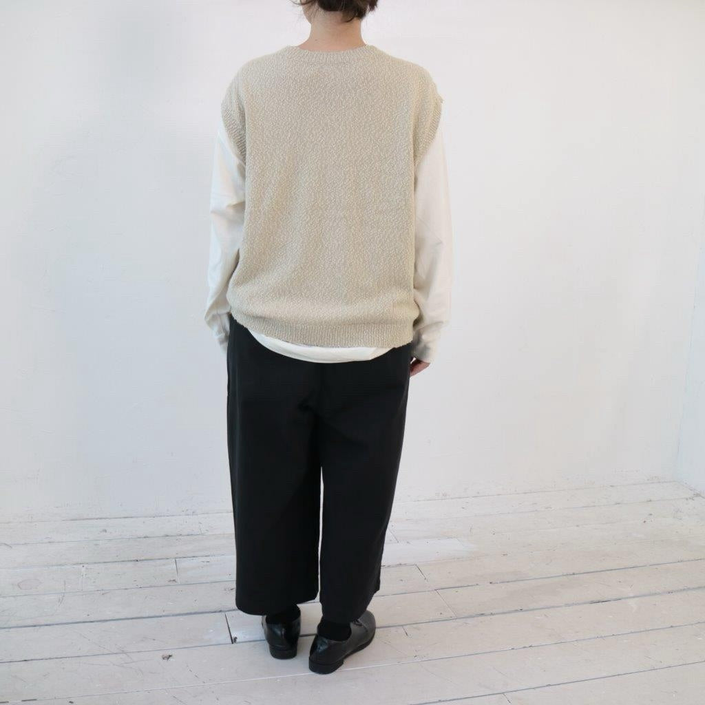 YARRA     2WAYスラブニットベスト      YR-1462-277