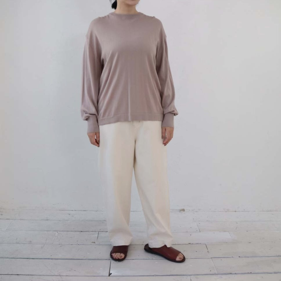 YARRA NEU　シーアイランドニットプルオーバー　NU-5412-405