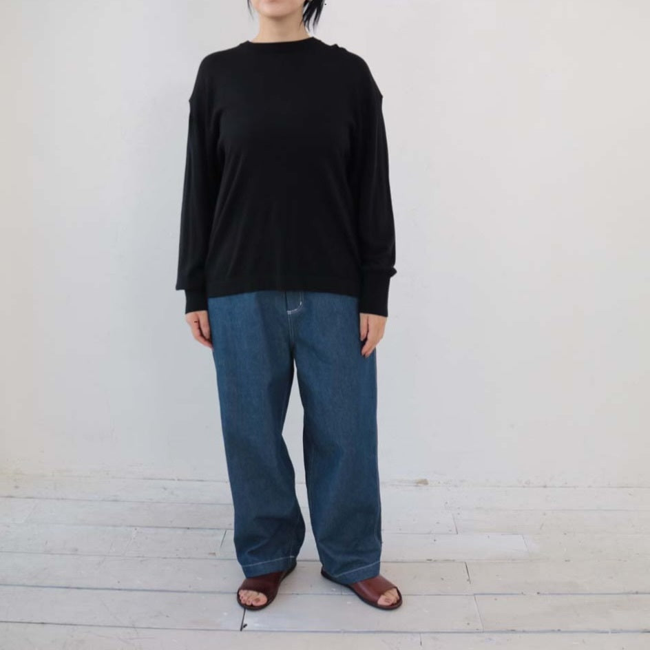 YARRA NEU　シーアイランドニットプルオーバー　NU-5412-405