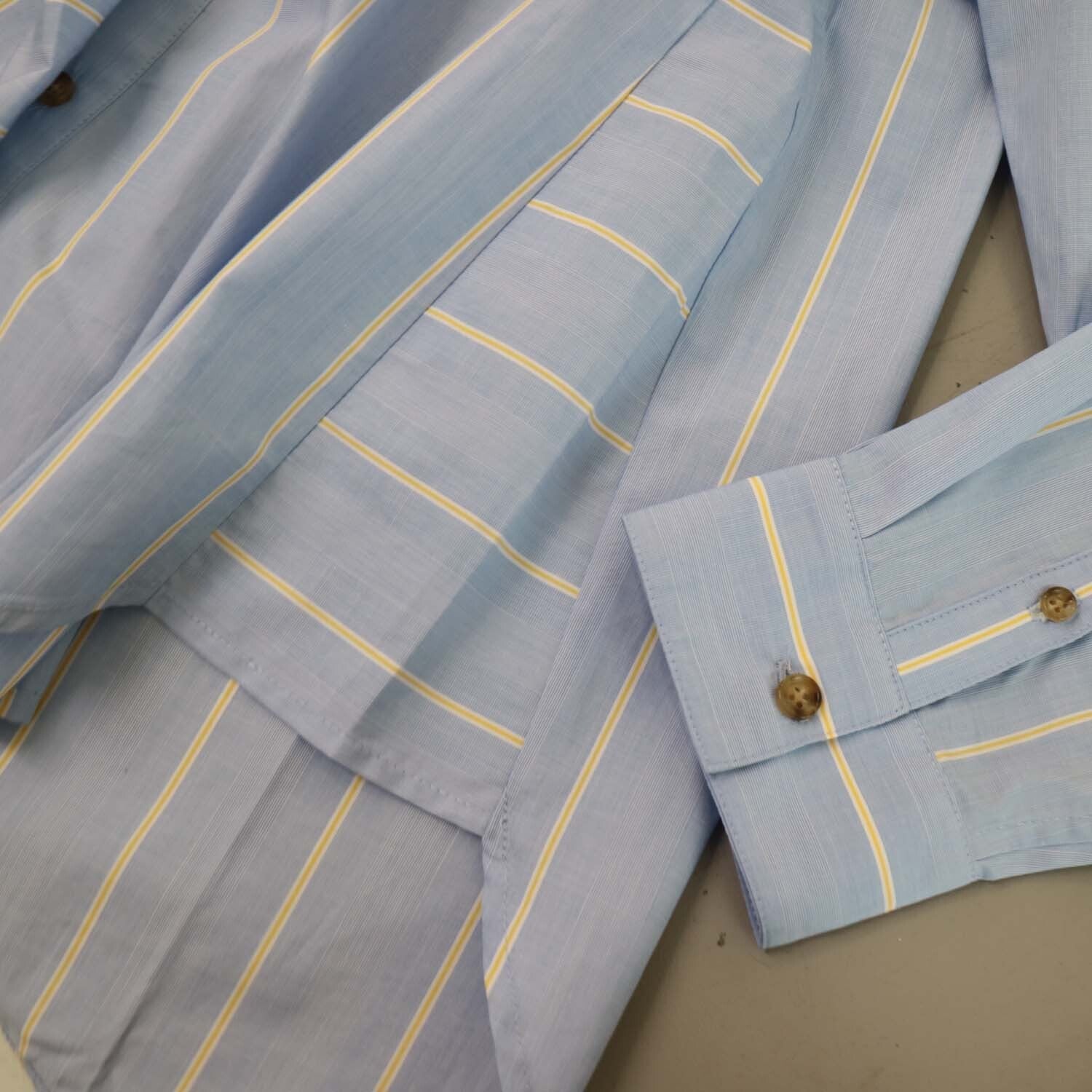 YARRA NEU　SIDGRASストライプシャツ　NU-5413-410