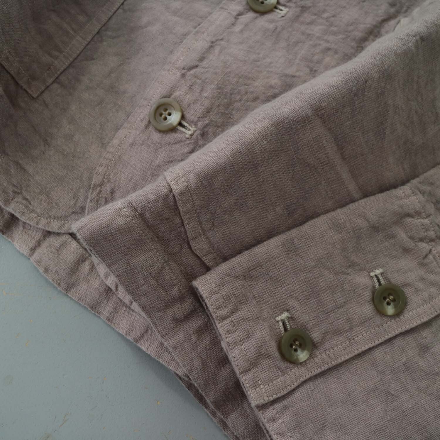 YARRA NEU　ノーカラーリネンジャケット　NU-5417-411