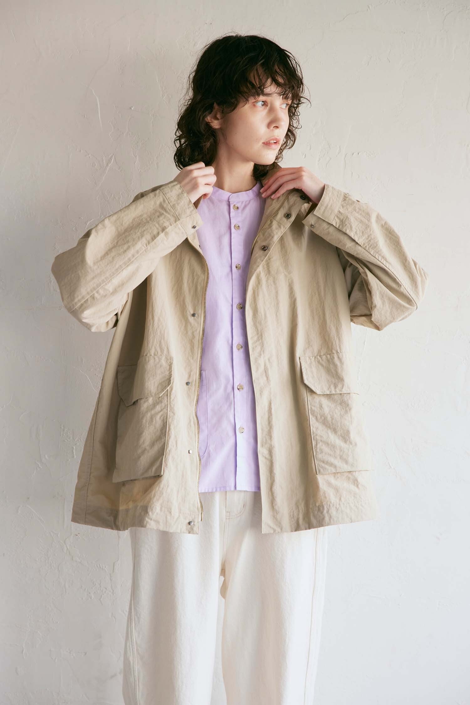 YARRA NEU　スタンドカラーナイロンアウター　NU-5417-420