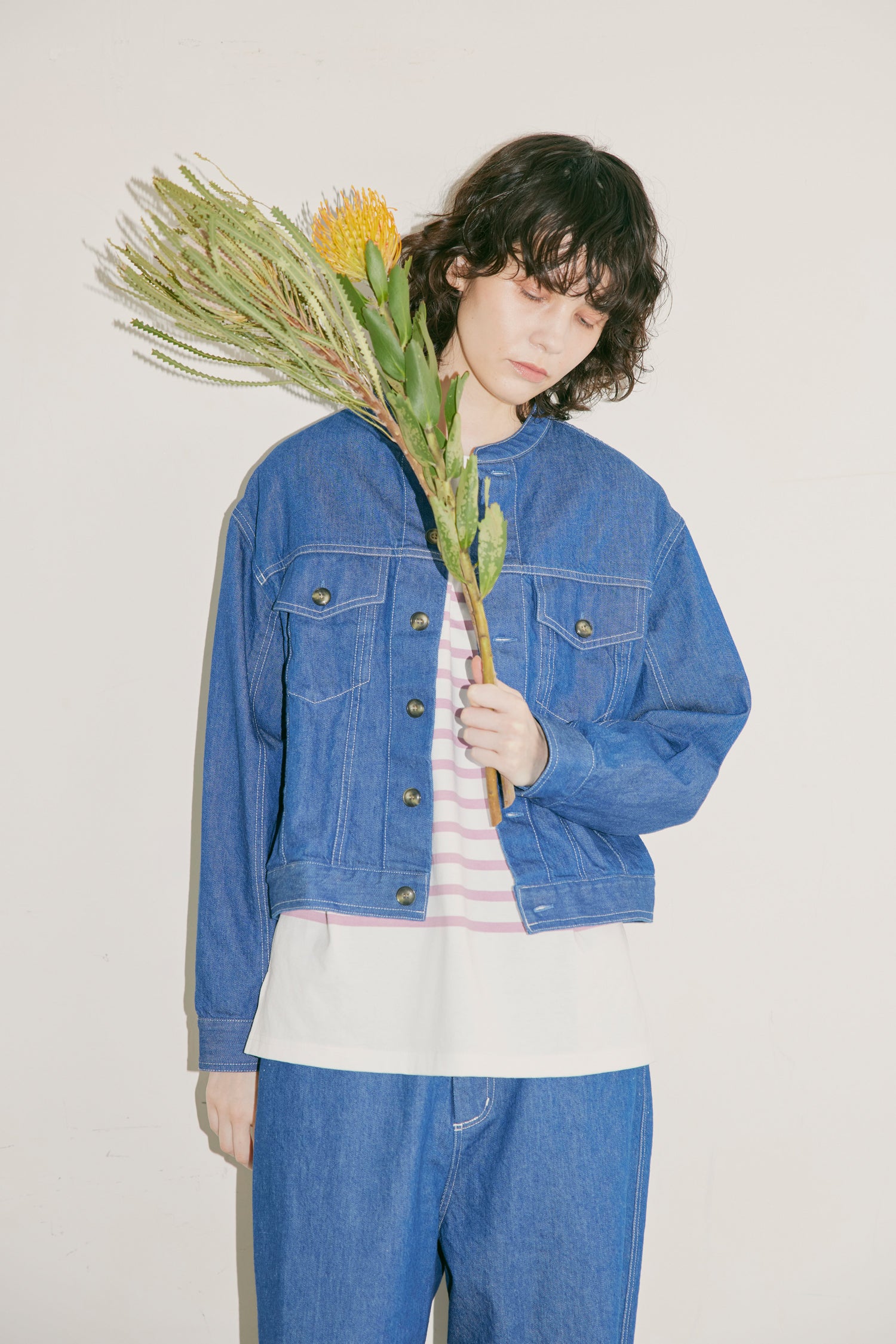 YARRA NEU　１０ozデニムスタンドジャケット　NU-5417-417