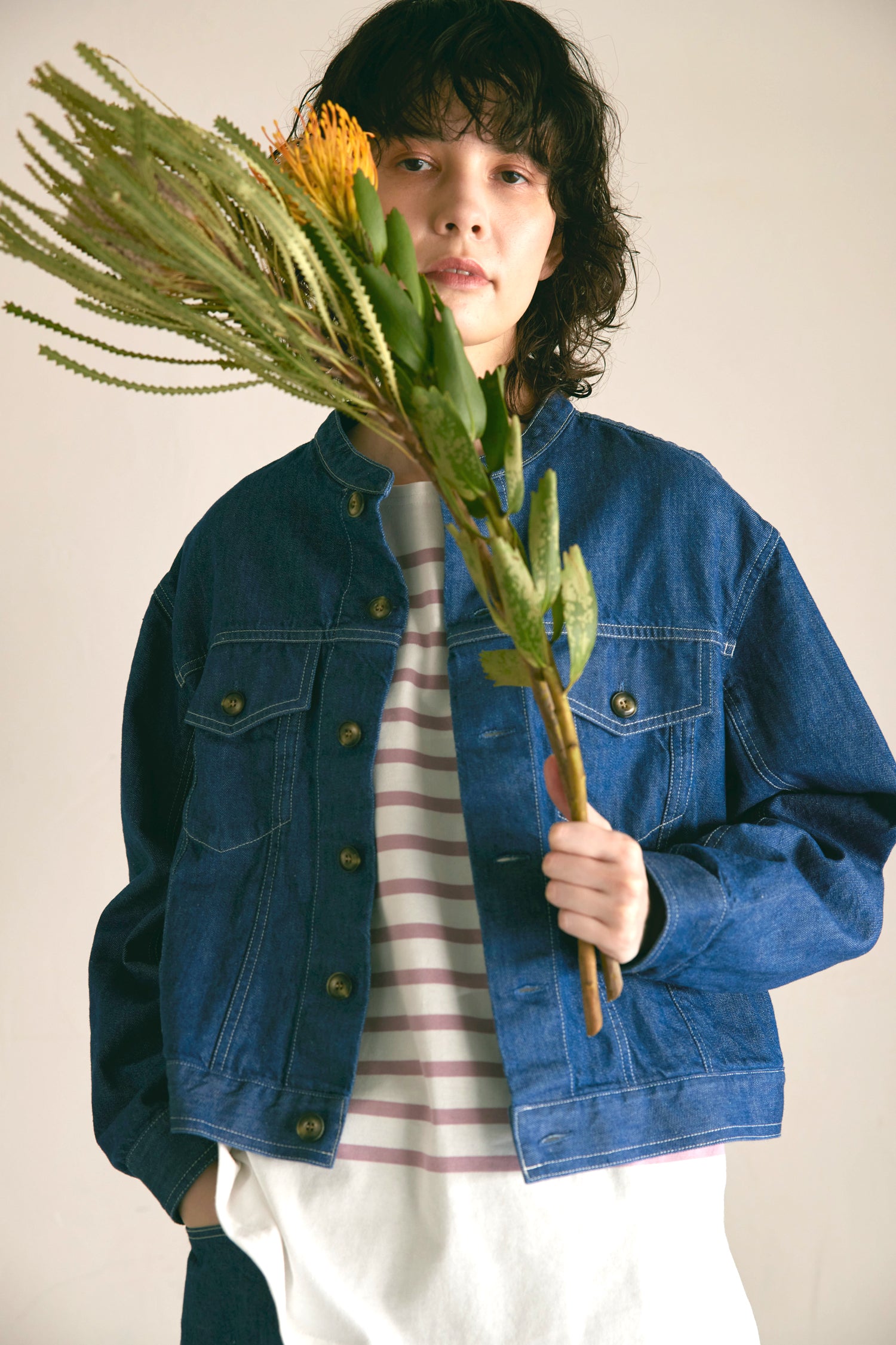 YARRA NEU　１０ozデニムスタンドジャケット　NU-5417-417