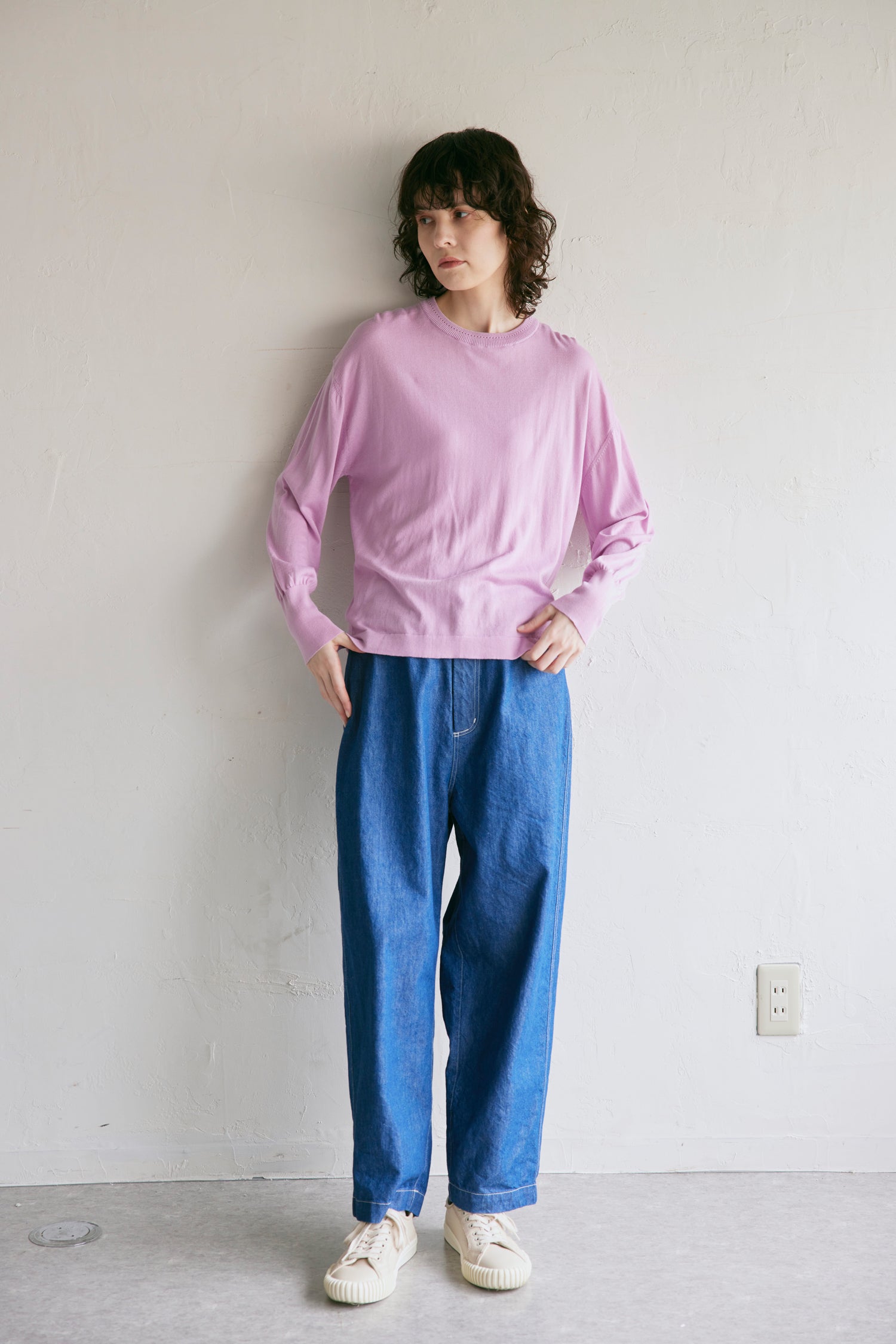 YARRA NEU　シーアイランドニットプルオーバー　NU-5412-405