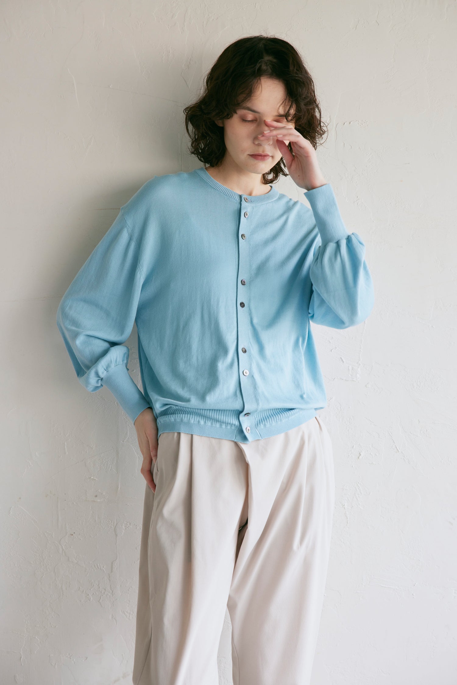 YARRA NEU　シーアイランドニットカーディガン　NU-5412-406