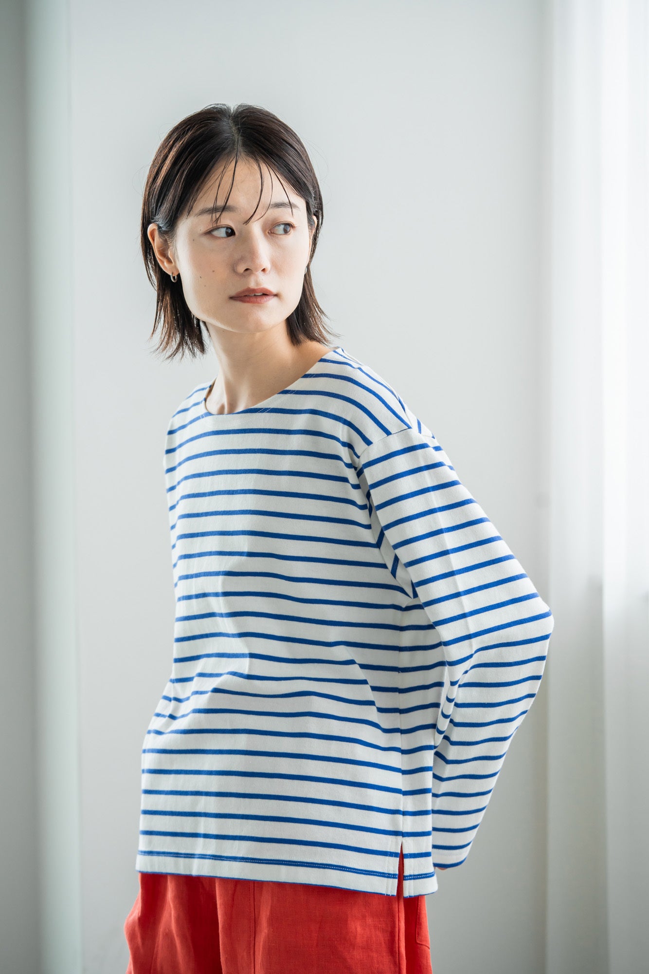 YARRA　バックスラッシュネックプルオーバー　YR-1411-205