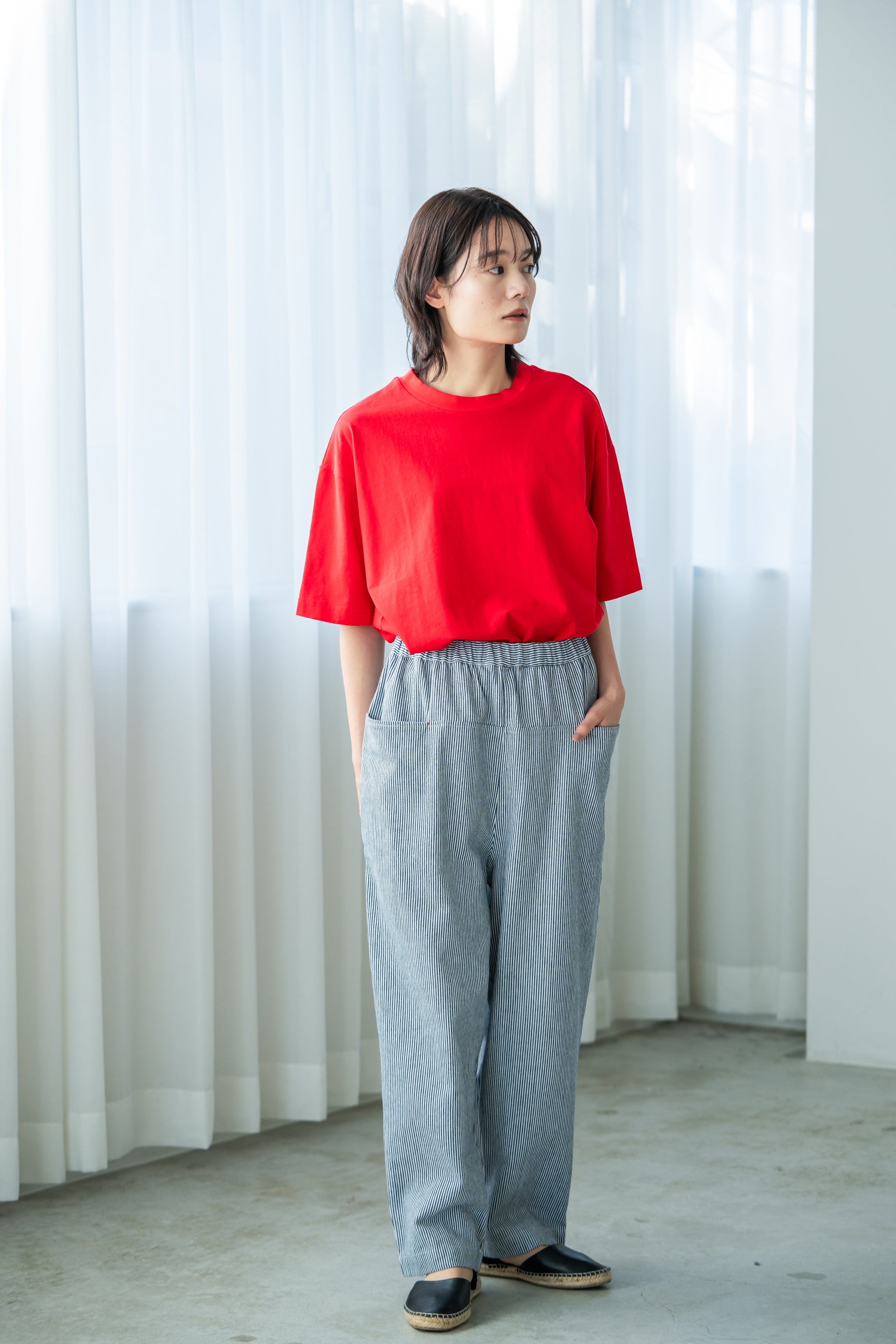 YARRA　ボックスシルエット半袖TEE　YR-1421-249