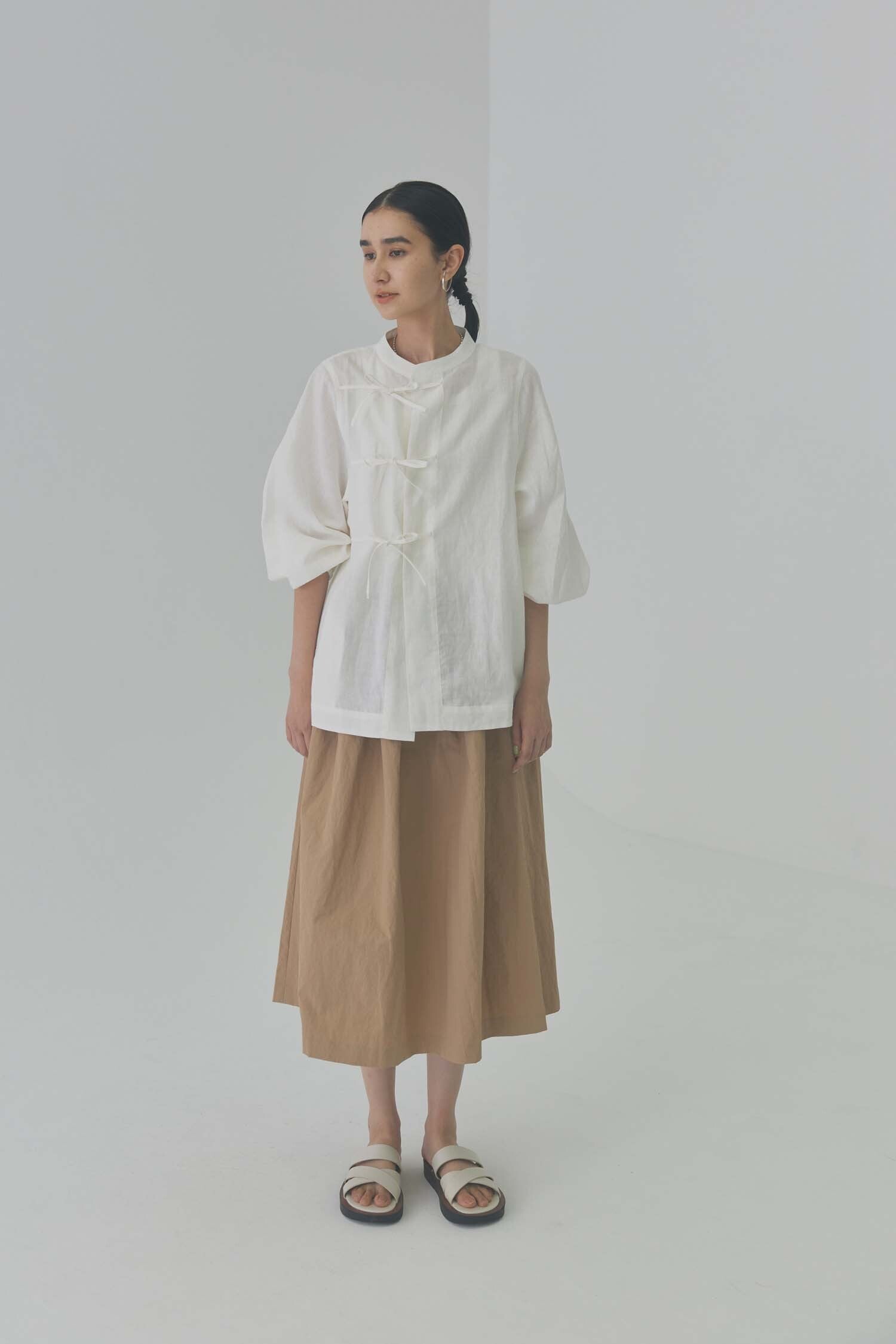 doux bleu　ナイロンフレアスカート　DB-2416-010