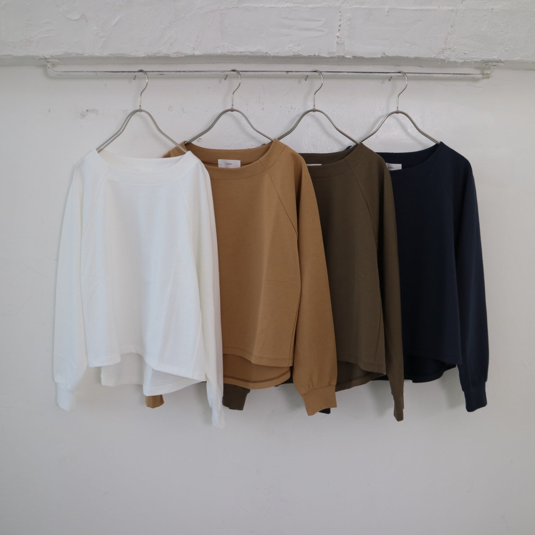 YARRA 　デラヴェ天竺ラグランプルオーバー　YR-1461-278